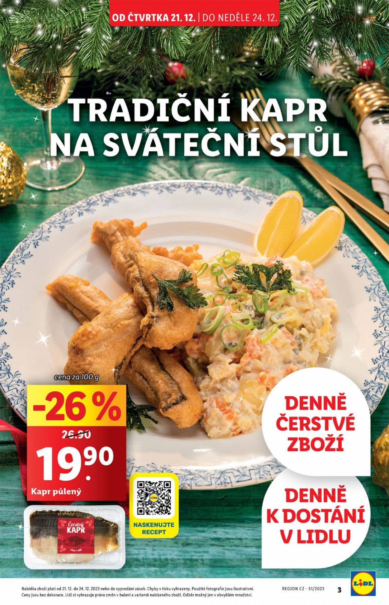 Leták Lidl - 21.12.2023 - 24.12.2023. Strana 3