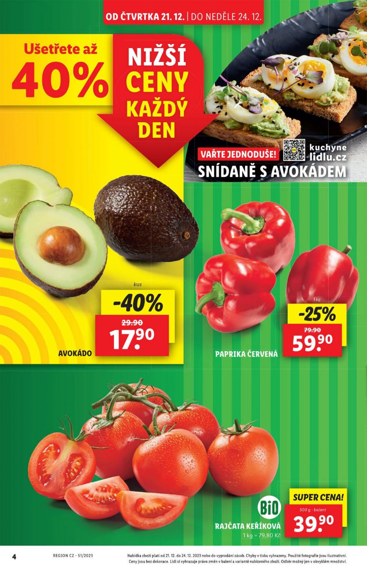 Leták Lidl - 21.12.2023 - 24.12.2023. Strana 4