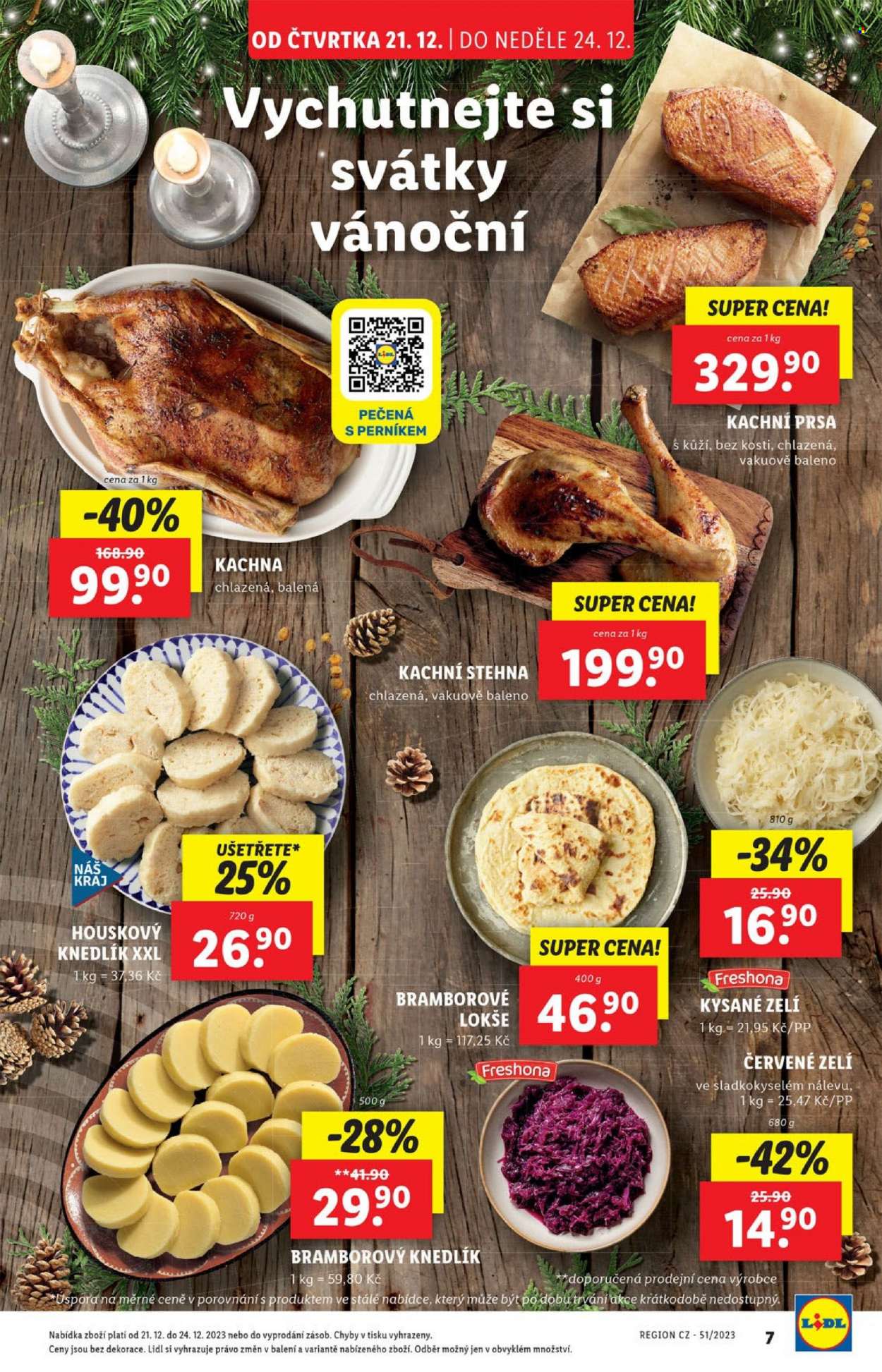 Leták Lidl - 21.12.2023 - 24.12.2023. Strana 7