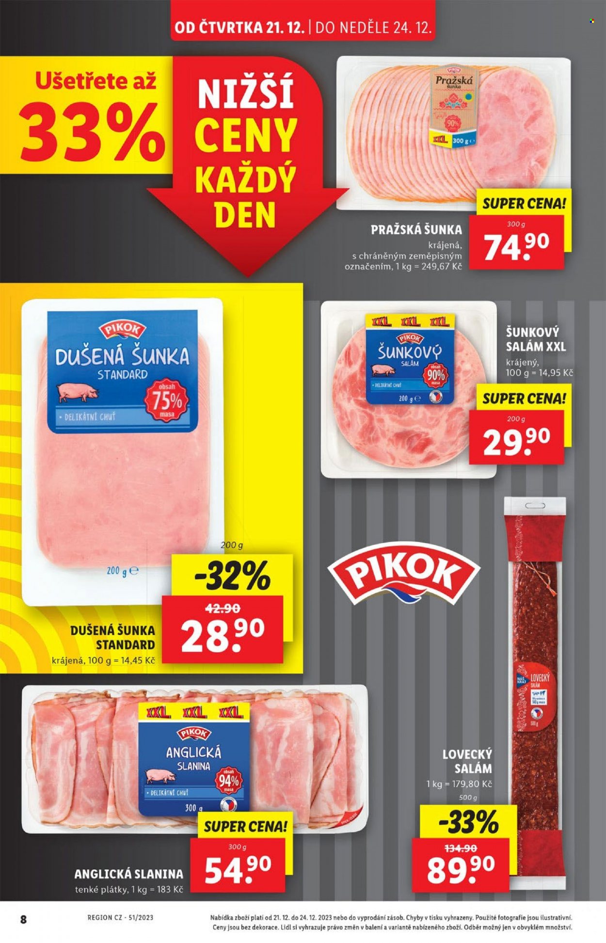 Leták Lidl - 21.12.2023 - 24.12.2023. Strana 8