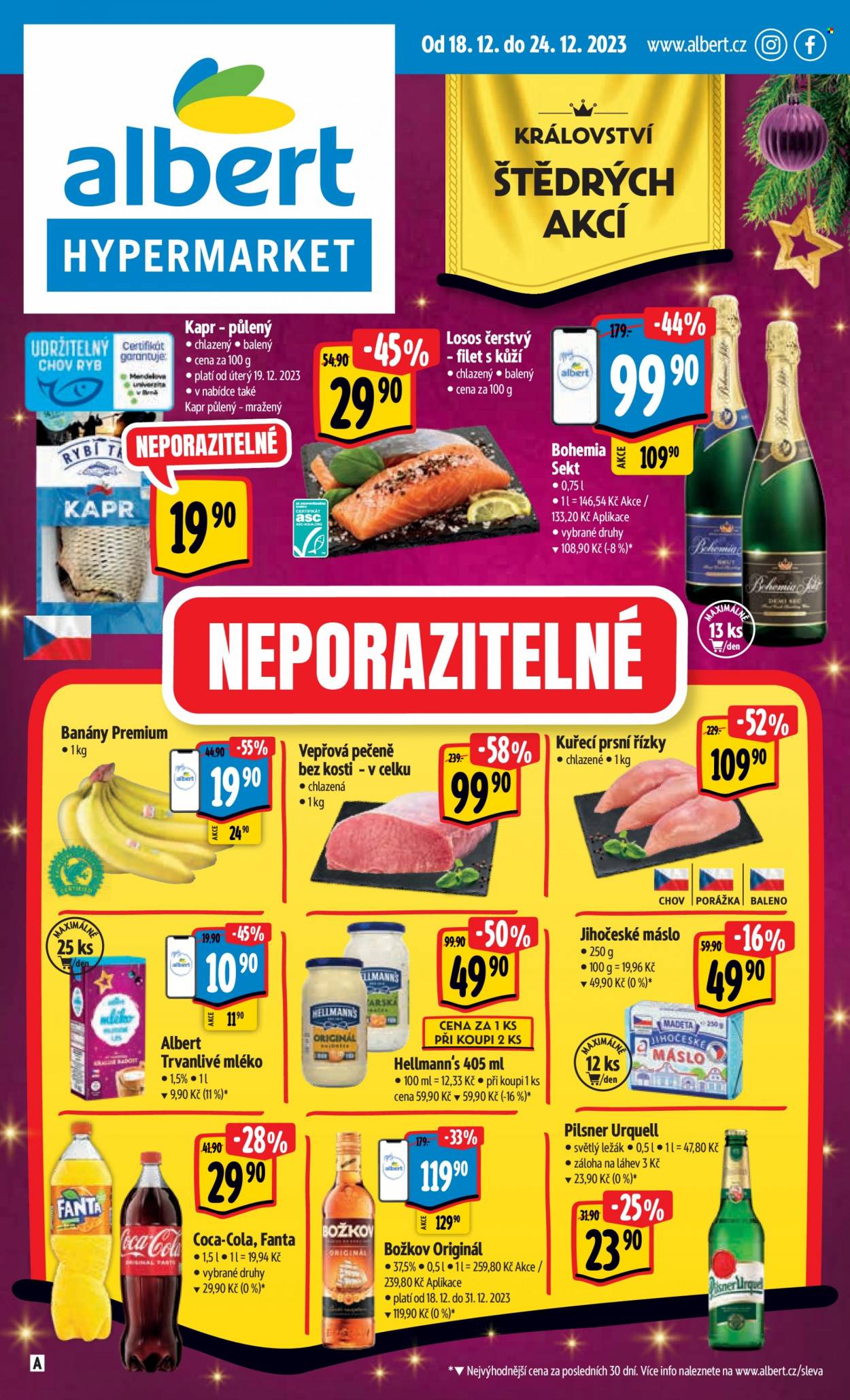 Leták Albert Hypermarket - 18.12.2023 - 24.12.2023. Strana 1
