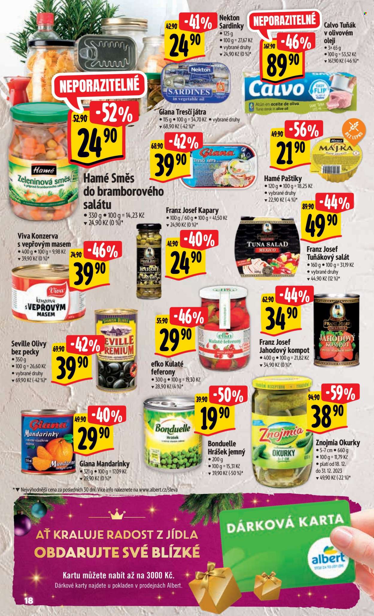 Leták Albert Hypermarket - 18.12.2023 - 24.12.2023. Strana 18