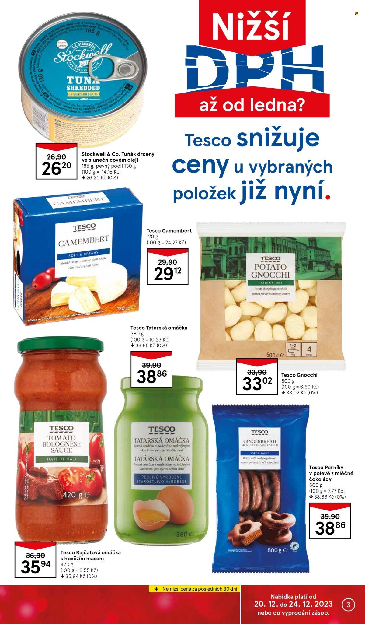 Leták TESCO - 20.12.2023 - 24.12.2023. Strana 3