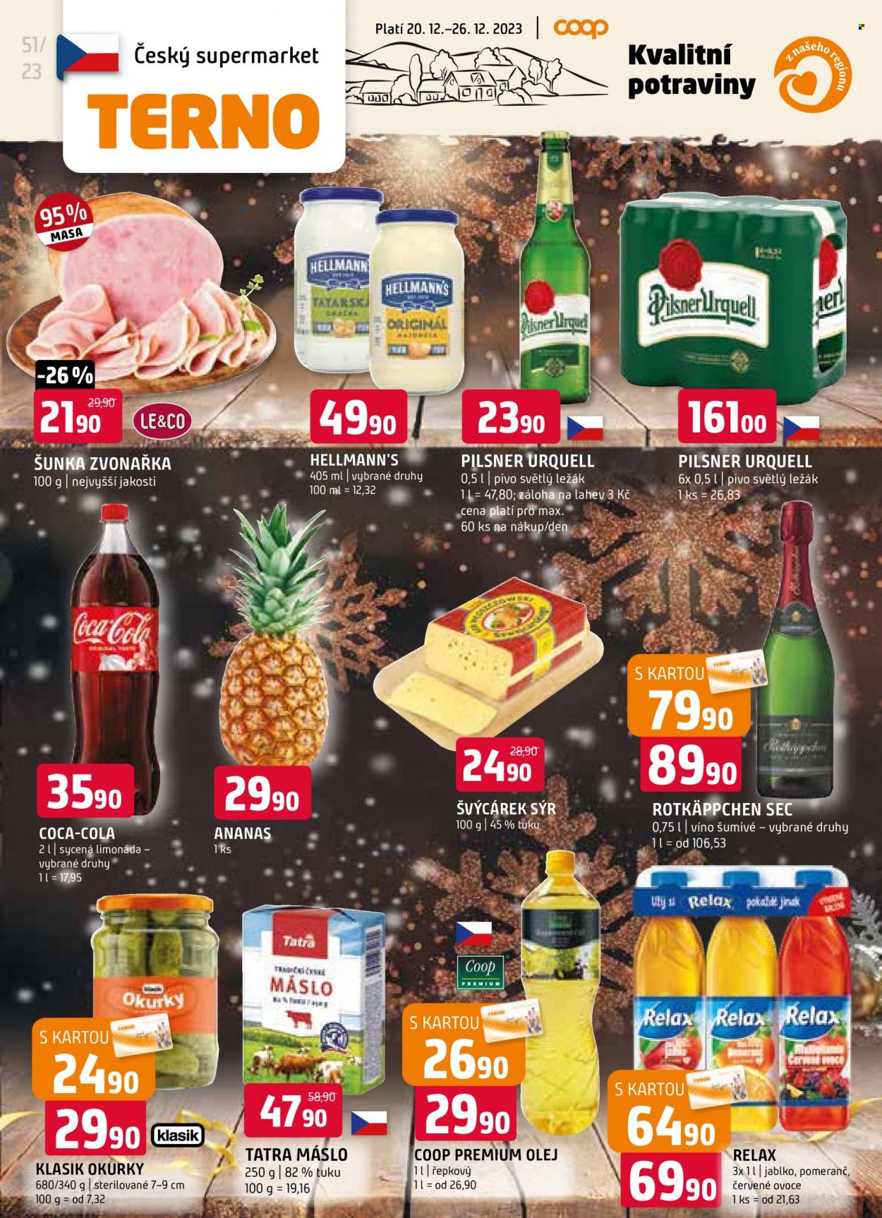 Leták coop TERNO - 20.12.2023 - 26.12.2023. Strana 1