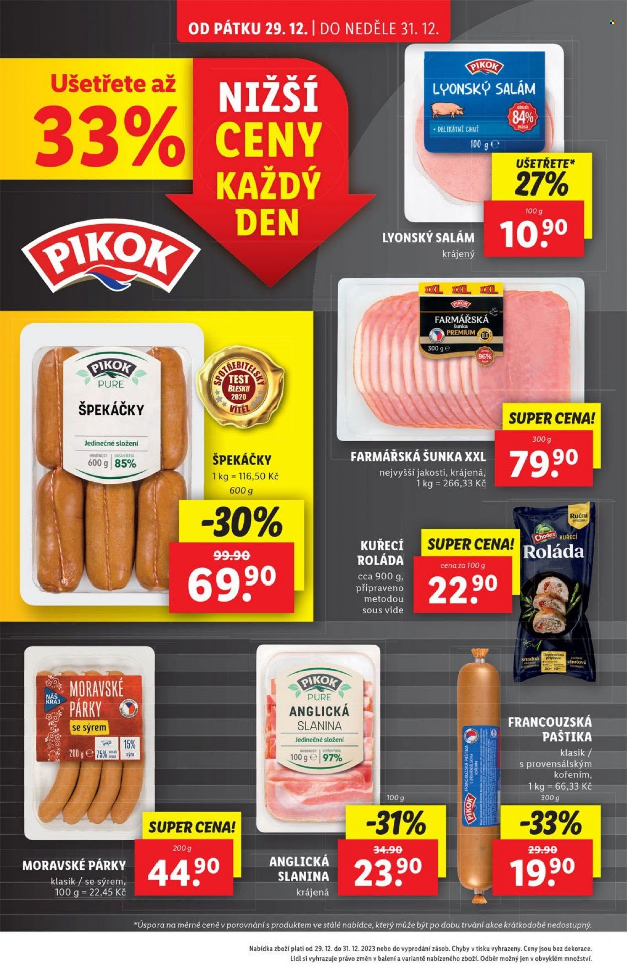 Leták Lidl - 29.12.2023 - 31.12.2023. Strana 12