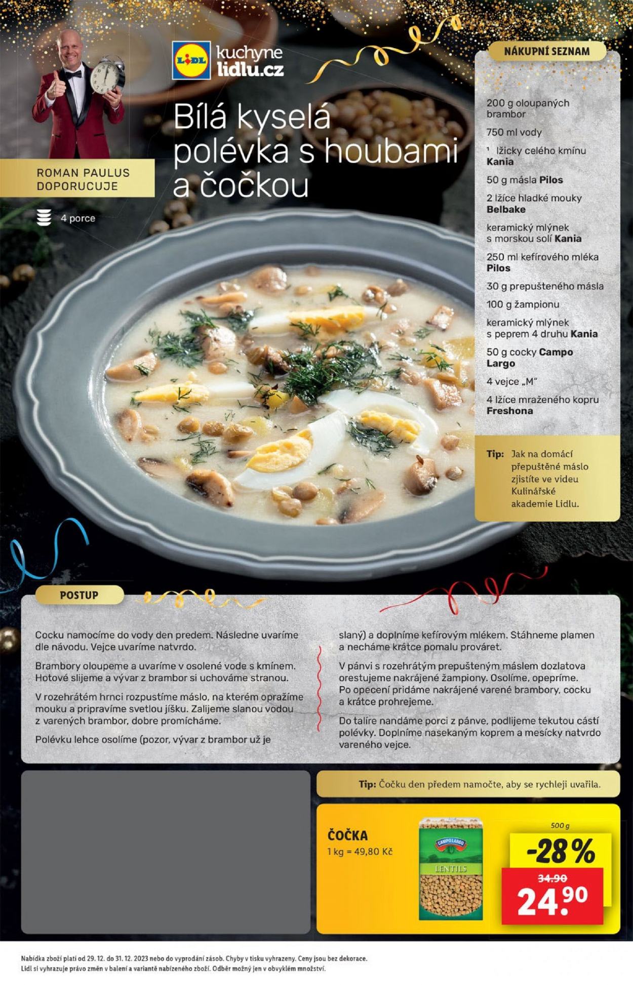 Leták Lidl - 29.12.2023 - 31.12.2023. Strana 19