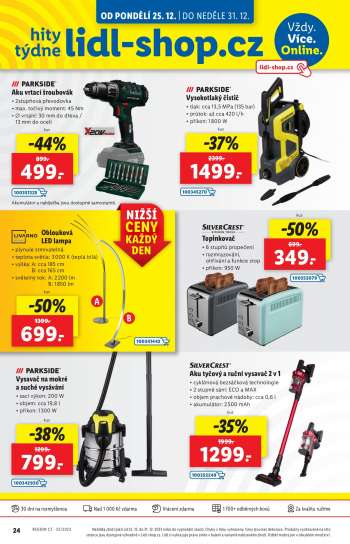 Leták Lidl - 25.12.2023 - 31.12.2023.
