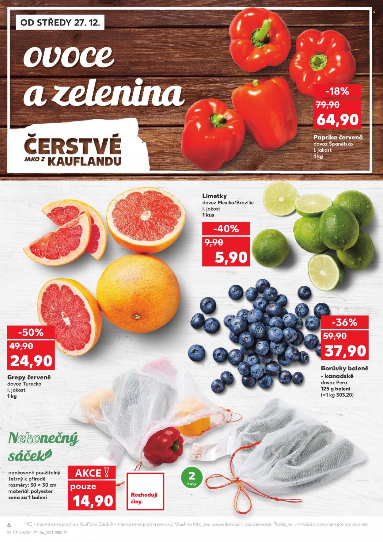 Leták Kaufland - 27.12.2023 - 2.1.2024. Strana 6