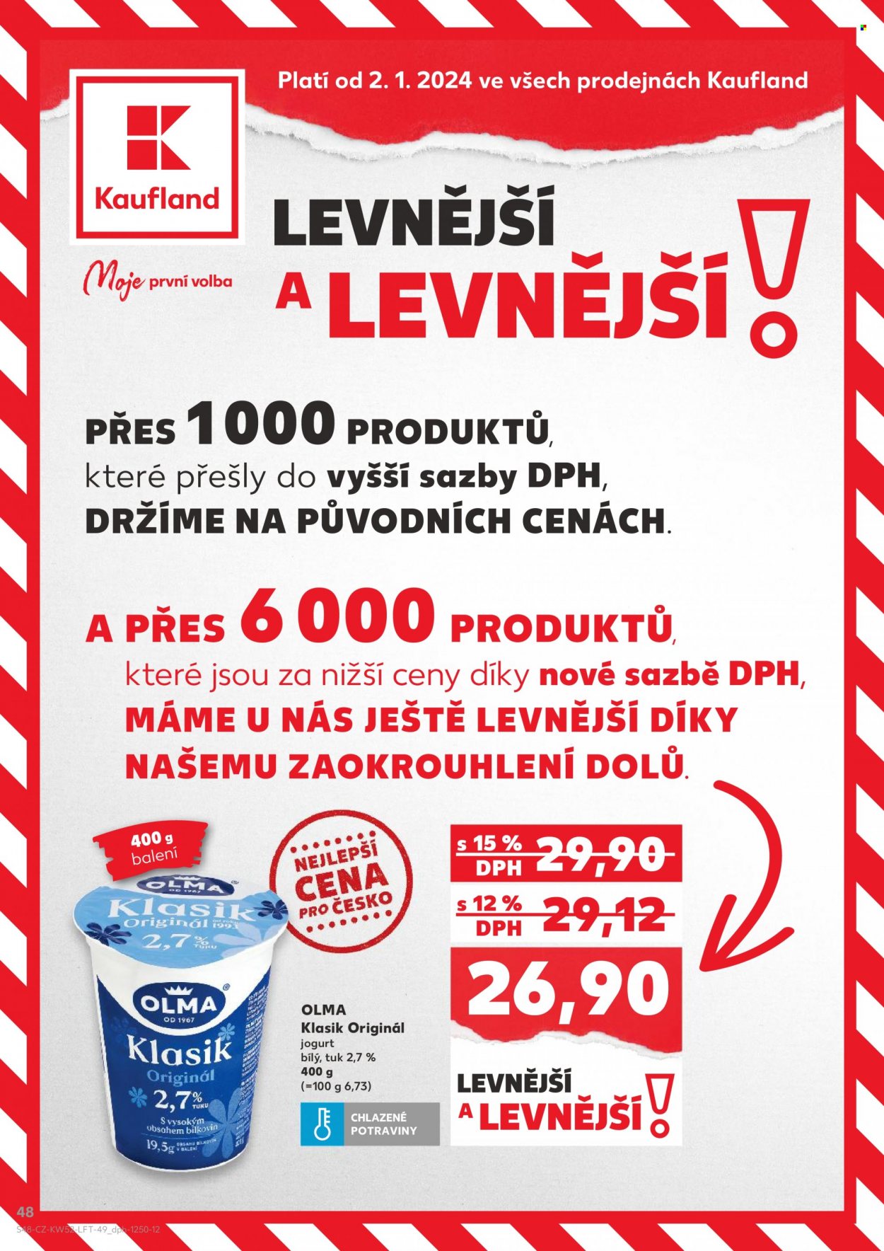 Leták Kaufland - 27.12.2023 - 2.1.2024. Strana 48