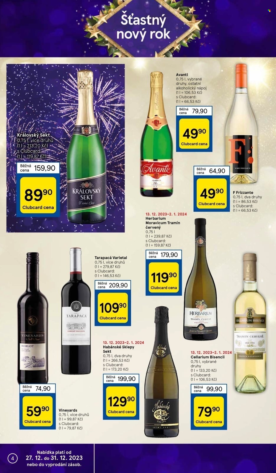 Leták TESCO supermarket - 27.12.2023 - 31.12.2023. Strana 4
