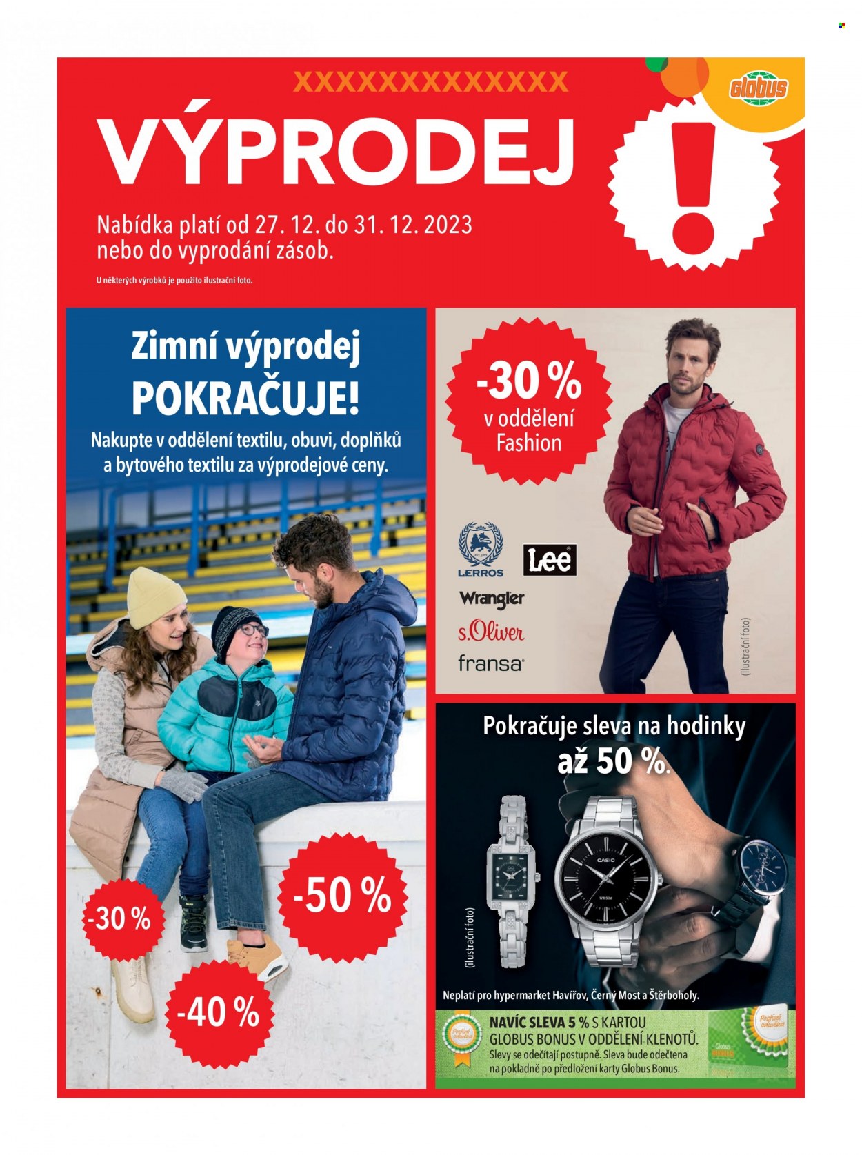 Leták Globus - 27.12.2023 - 31.12.2023. Strana 19