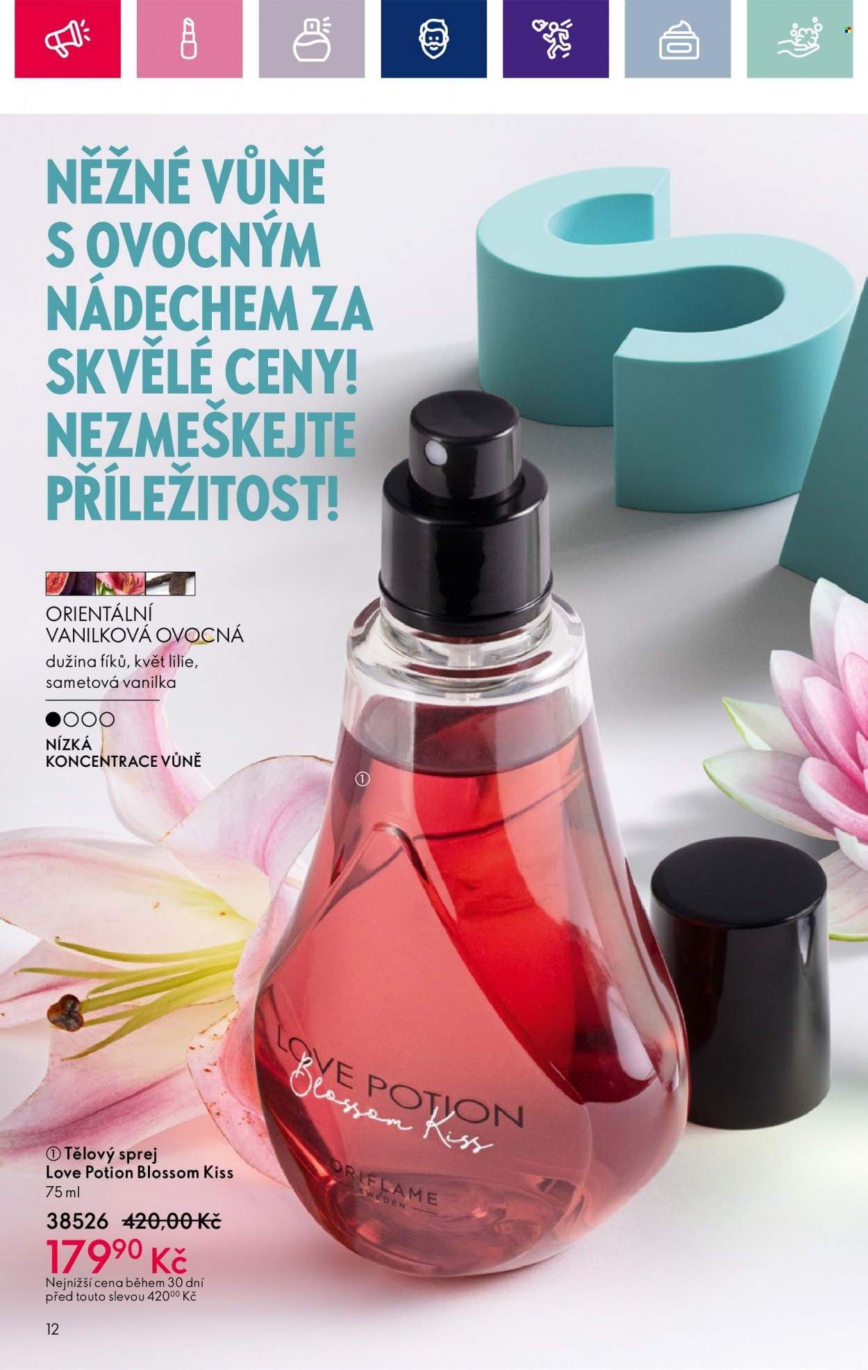 Leták ORIFLAME - 28.12.2023 - 22.1.2024. Strana 12