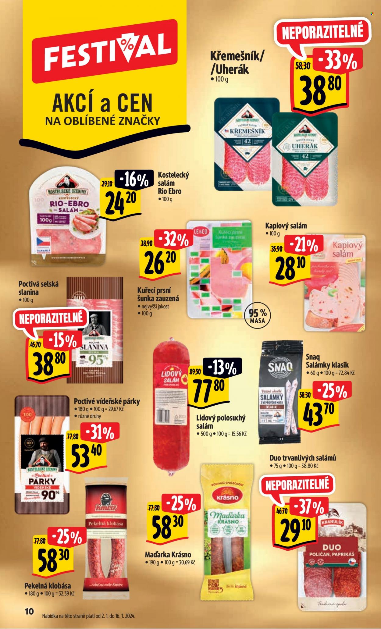 Leták Albert Hypermarket - 2.1.2024 - 9.1.2024. Strana 10