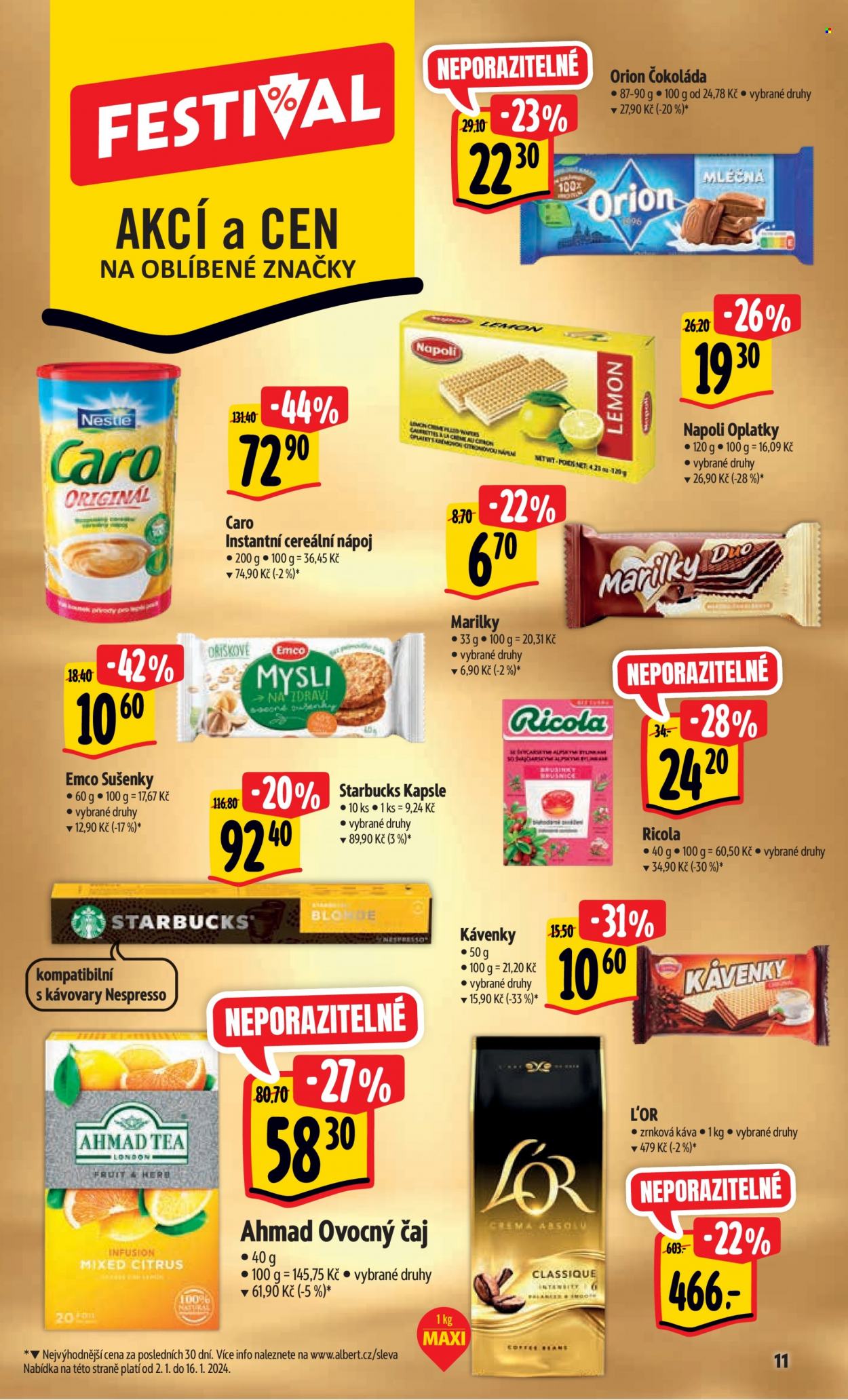 Leták Albert Hypermarket - 2.1.2024 - 9.1.2024. Strana 11