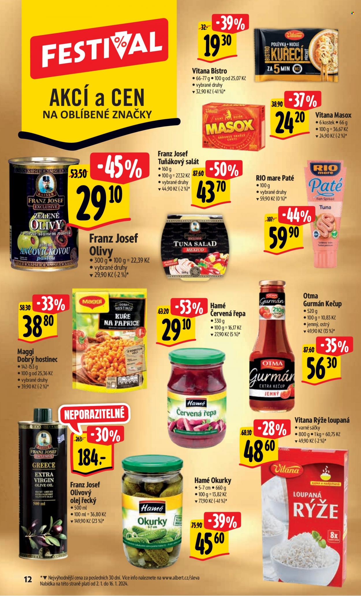 Leták Albert Hypermarket - 2.1.2024 - 9.1.2024. Strana 12