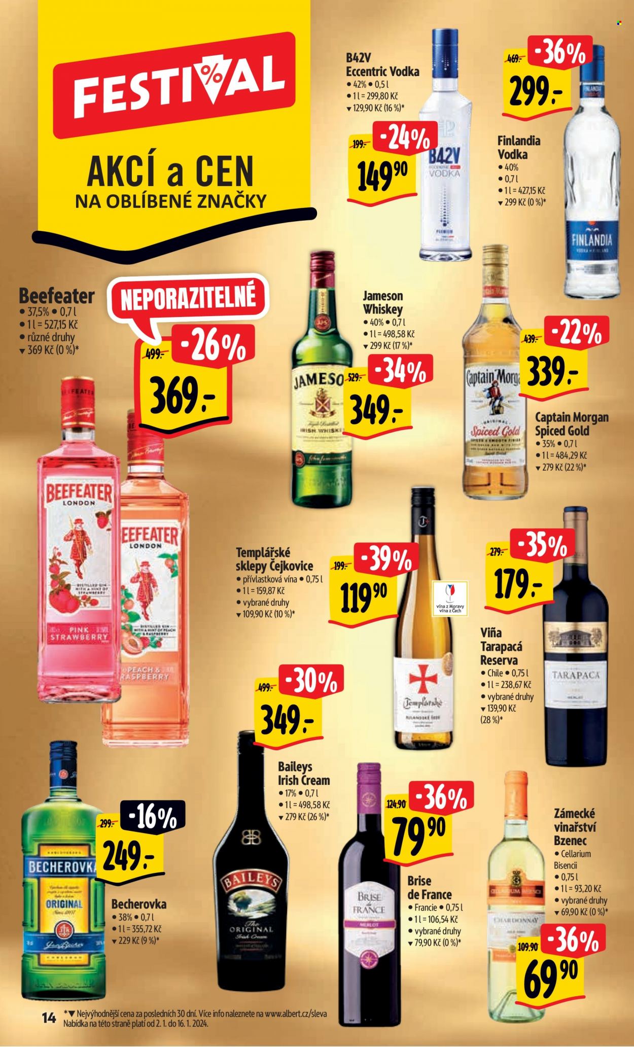 Leták Albert Hypermarket - 2.1.2024 - 9.1.2024. Strana 14