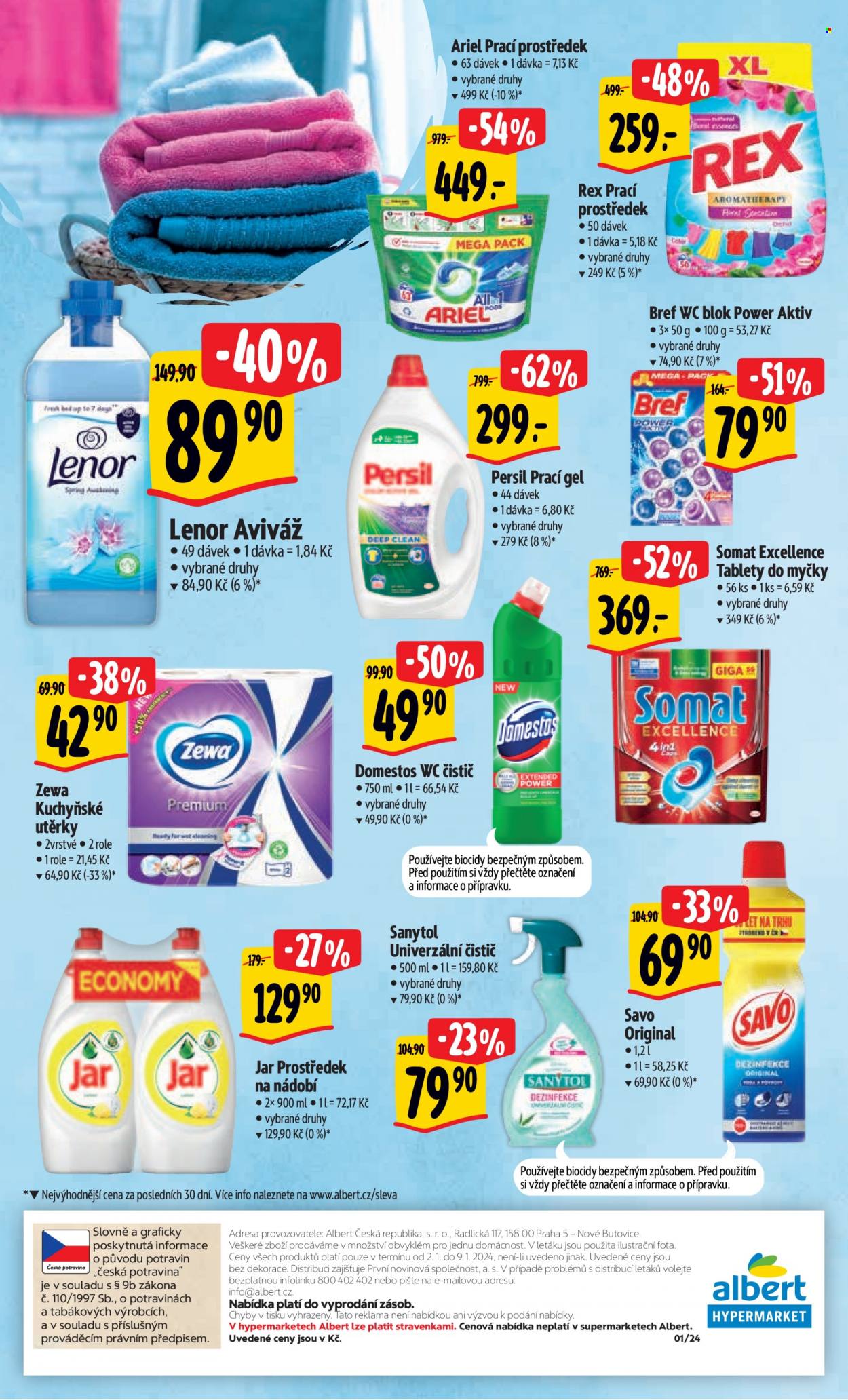 Leták Albert Hypermarket - 2.1.2024 - 9.1.2024. Strana 34