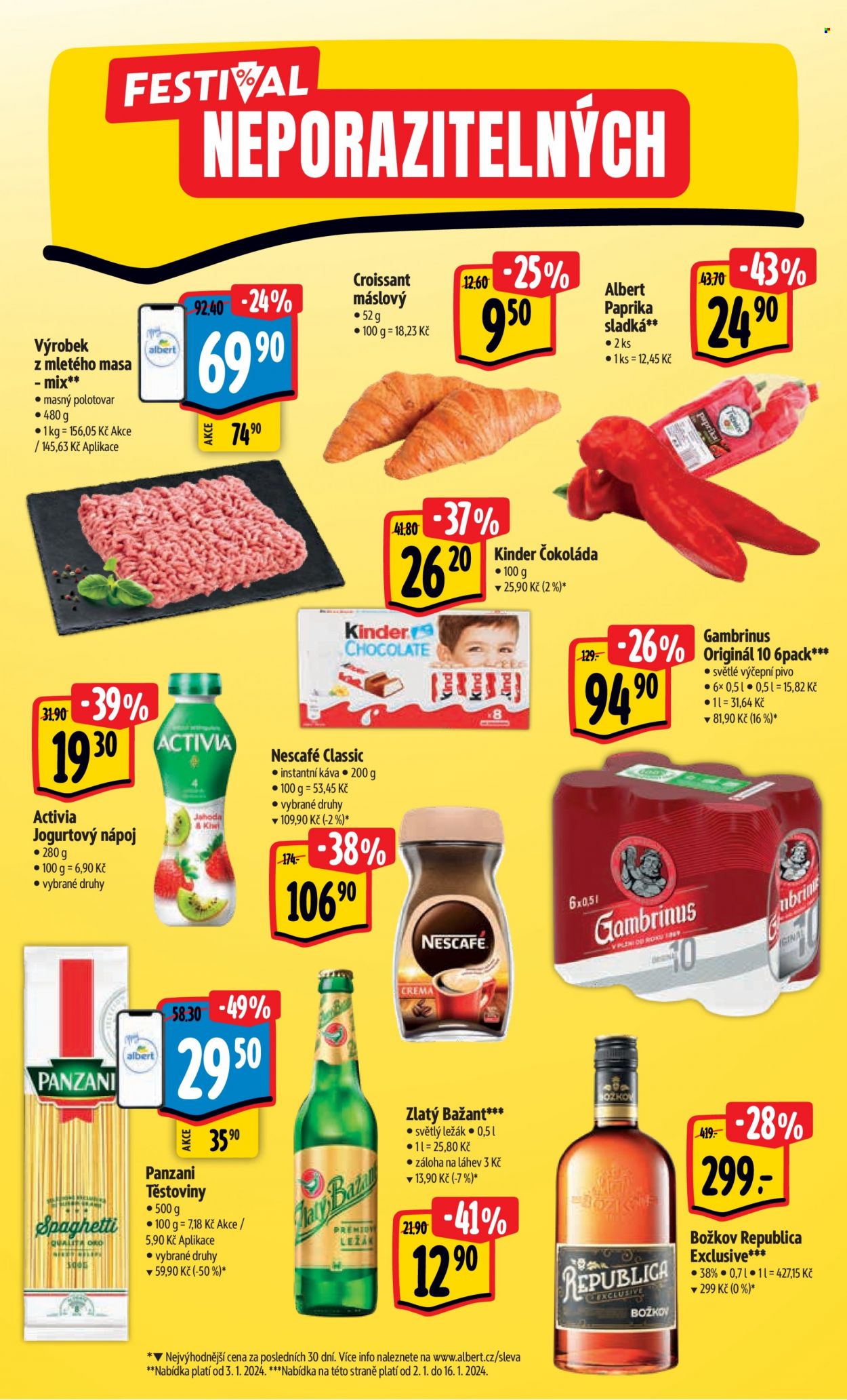 Leták Albert Hypermarket - 2.1.2024 - 9.1.2024. Strana 38