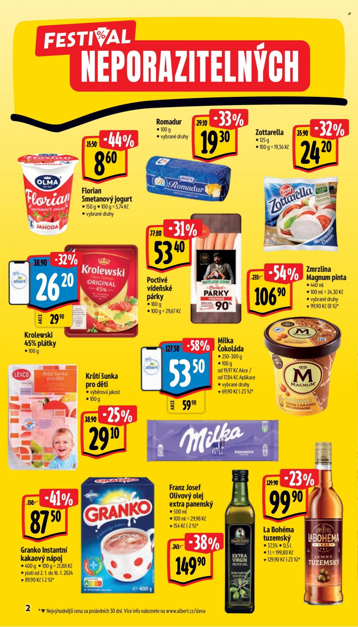 Leták Albert Supermarket - 2.1.2024 - 9.1.2024. Strana 2