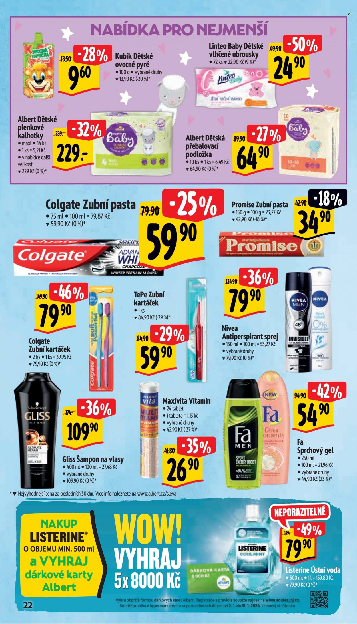 Leták Albert Supermarket - 2.1.2024 - 9.1.2024. Strana 22