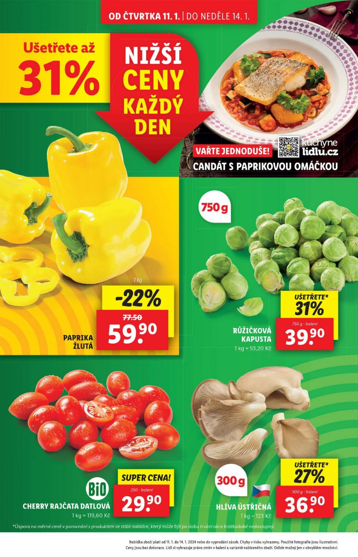 Leták Lidl - 11.1.2024 - 14.1.2024. Strana 4