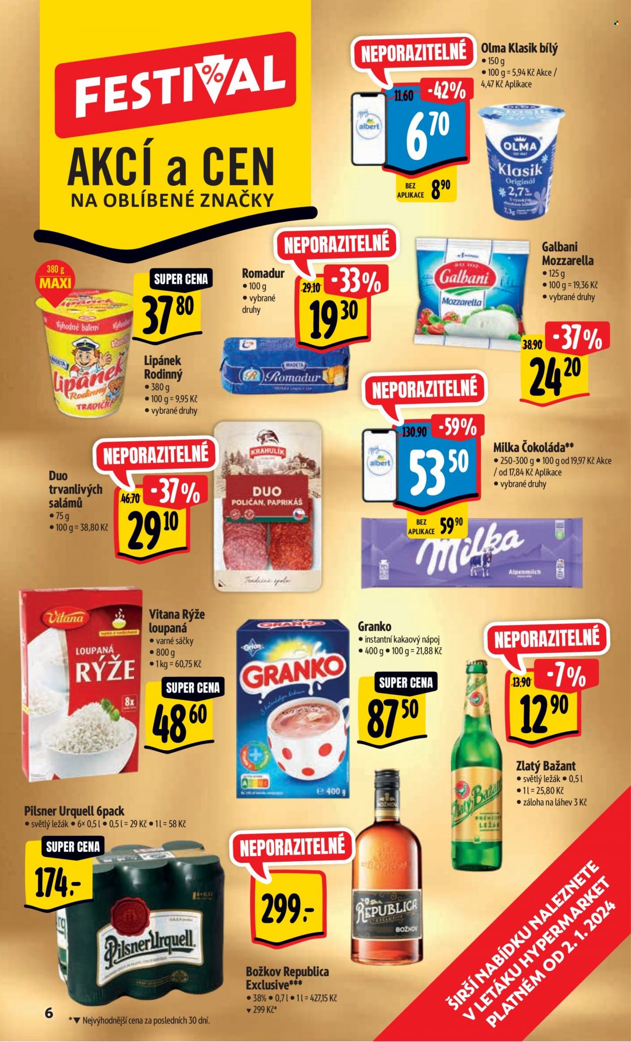 Leták Albert Hypermarket - 10.1.2024 - 16.1.2024. Strana 6