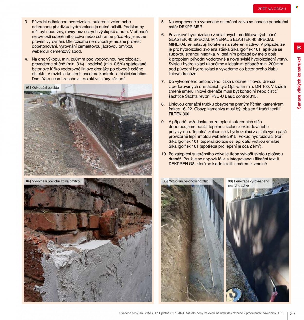 Leták DEK. Strana 31