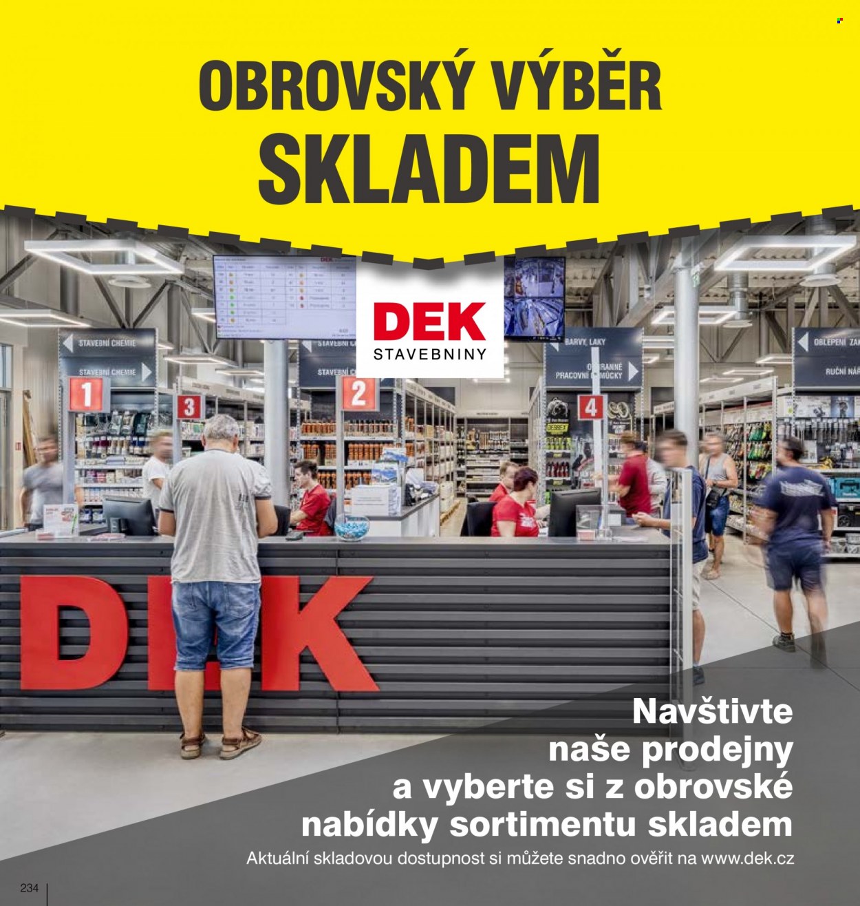 Leták DEK. Strana 236