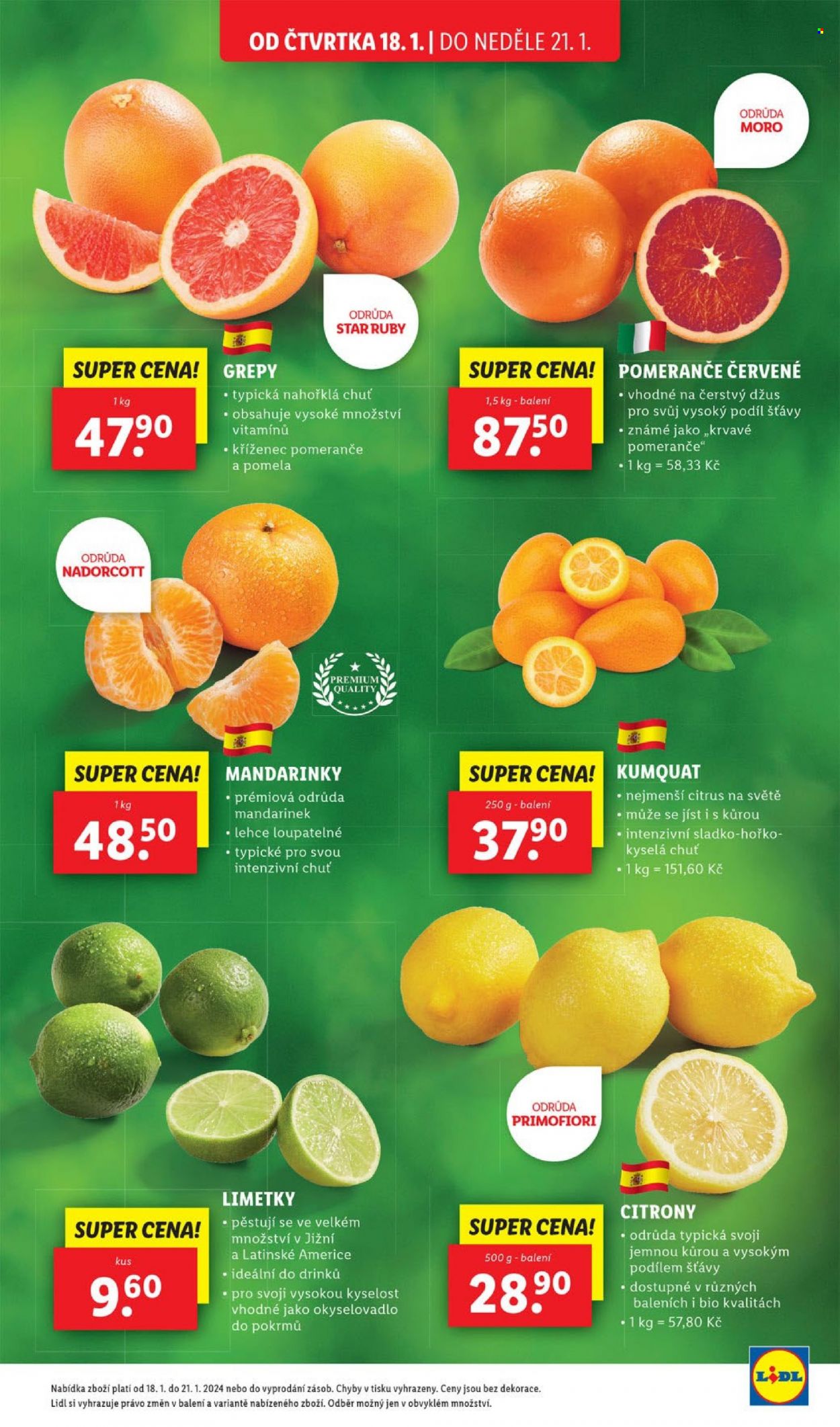 Leták Lidl - 18.1.2024 - 21.1.2024. Strana 5