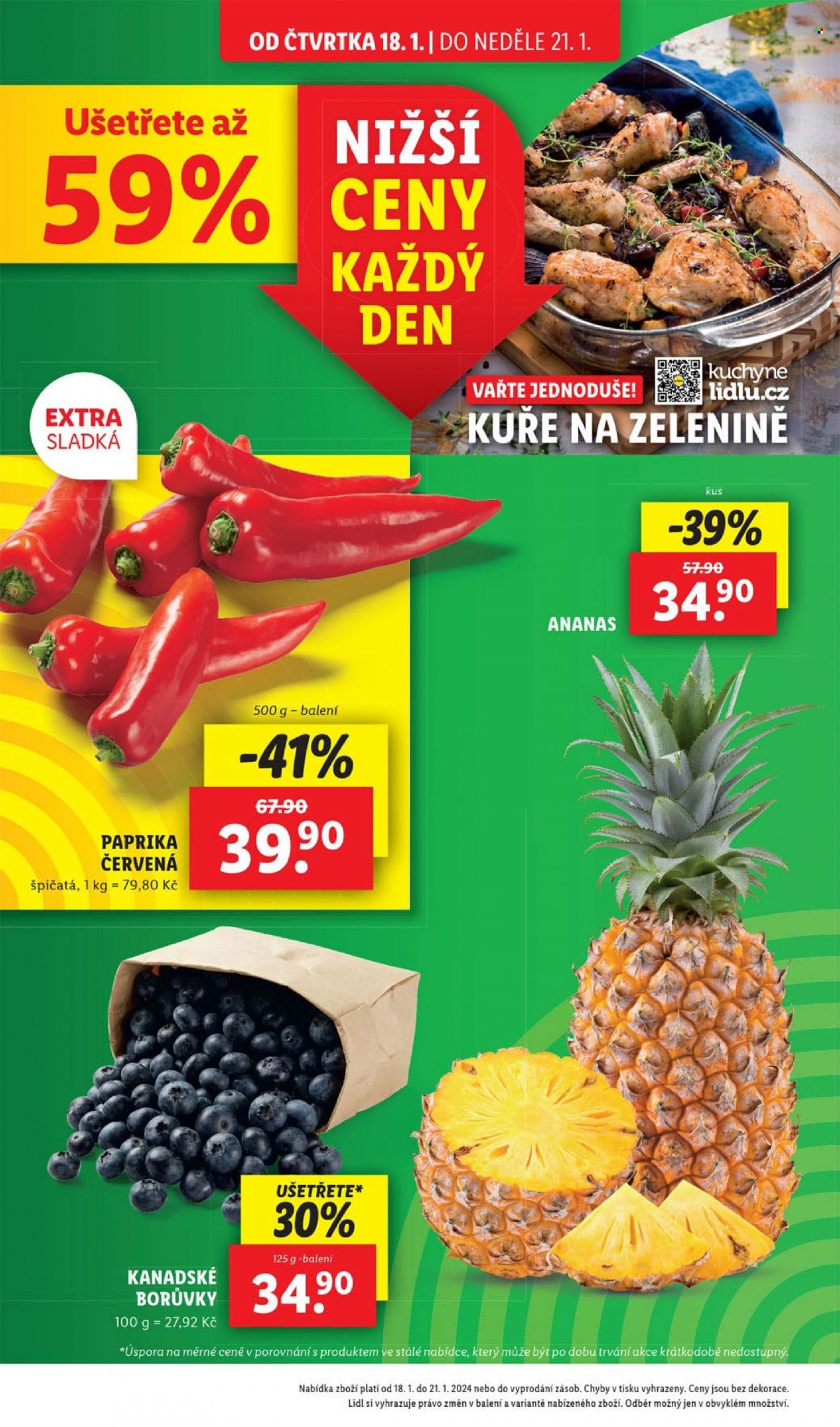 Leták Lidl - 18.1.2024 - 21.1.2024. Strana 6