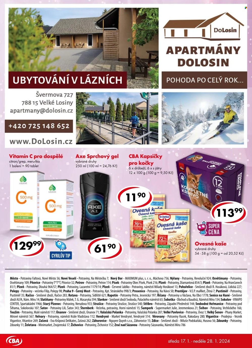Leták CBA potraviny - 17.1.2024 - 28.1.2024. Strana 5