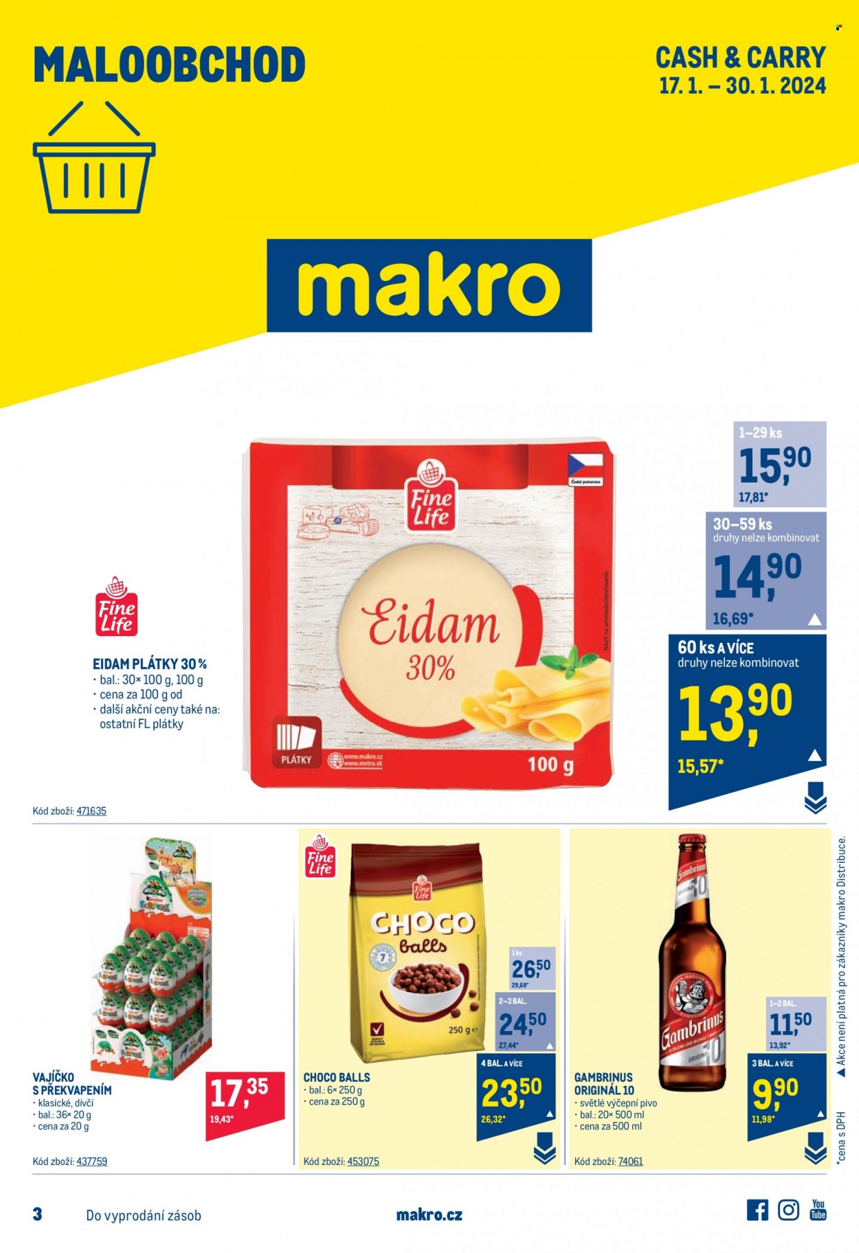 Leták MAKRO - 17.1.2024 - 30.1.2024. Strana 1