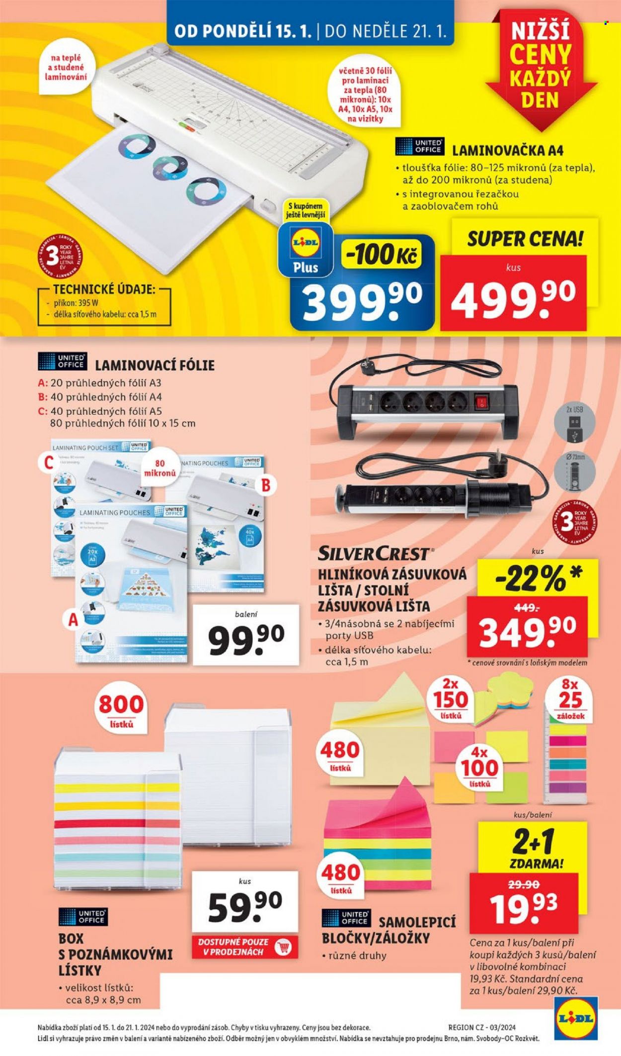 Leták Lidl - 15.1.2024 - 21.1.2024. Strana 7