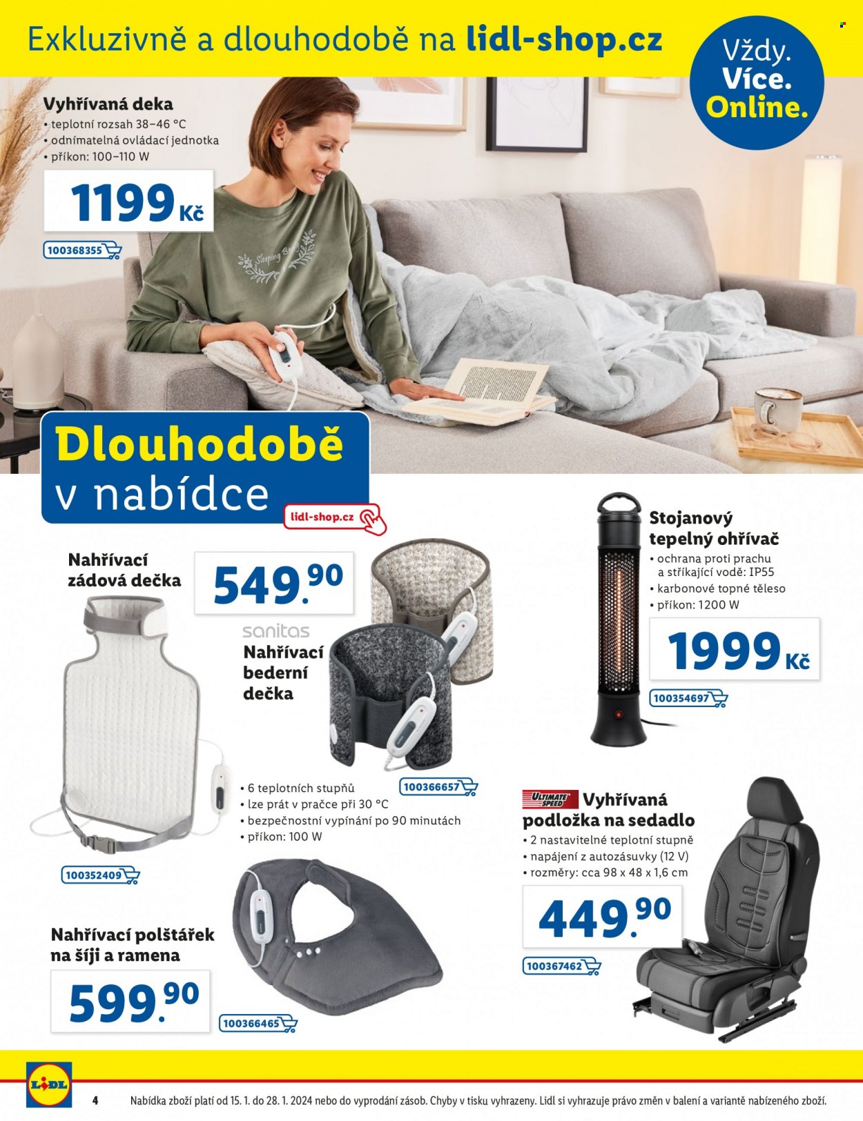 Leták Lidl - 15.1.2024 - 28.1.2024. Strana 4
