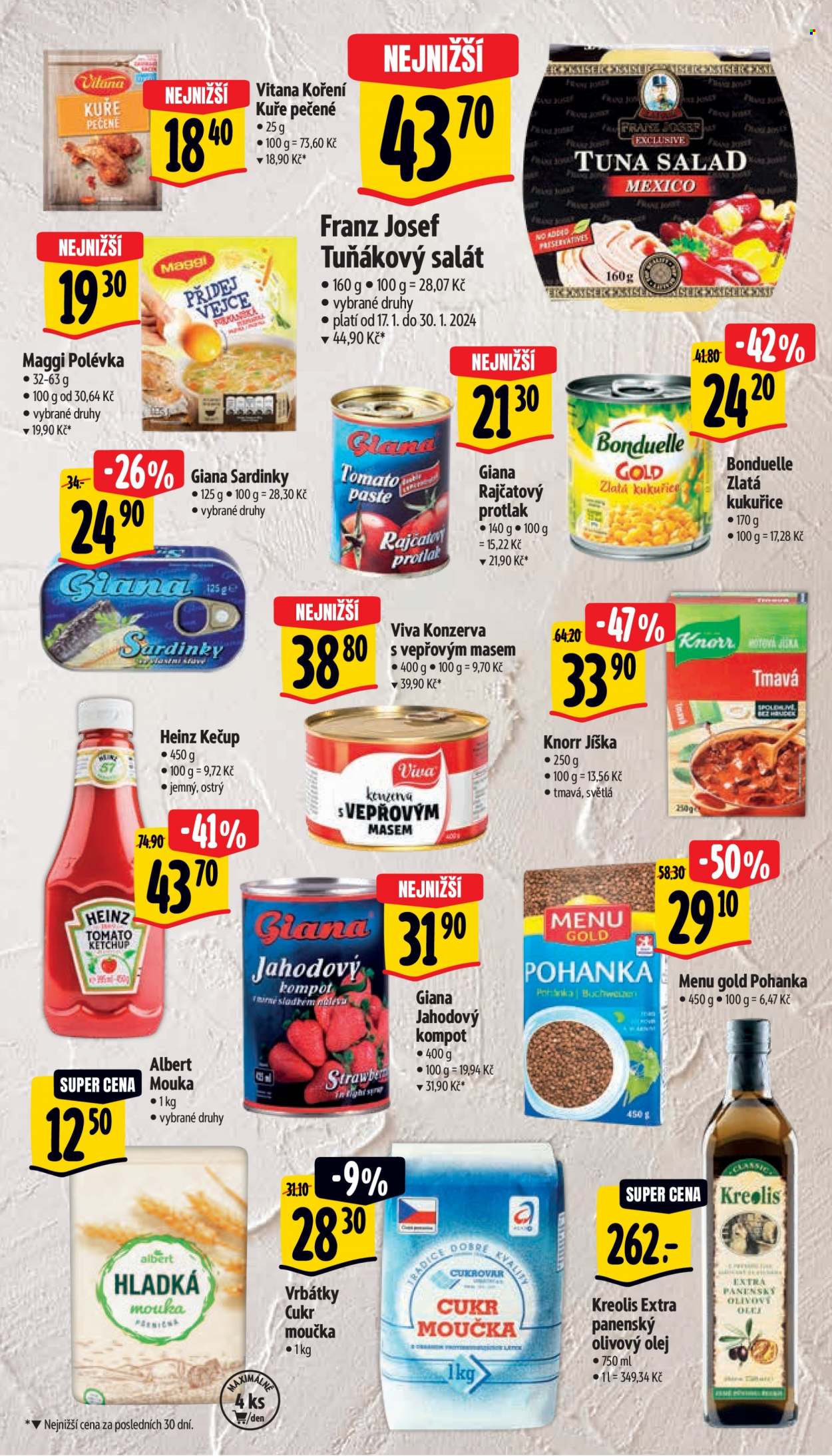 Leták Albert Supermarket - 17.1.2024 - 23.1.2024. Strana 17