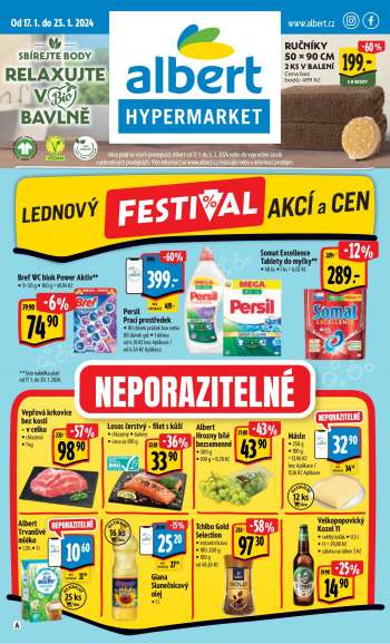Leták Albert Hypermarket - 17.1.2024 - 23.1.2024.