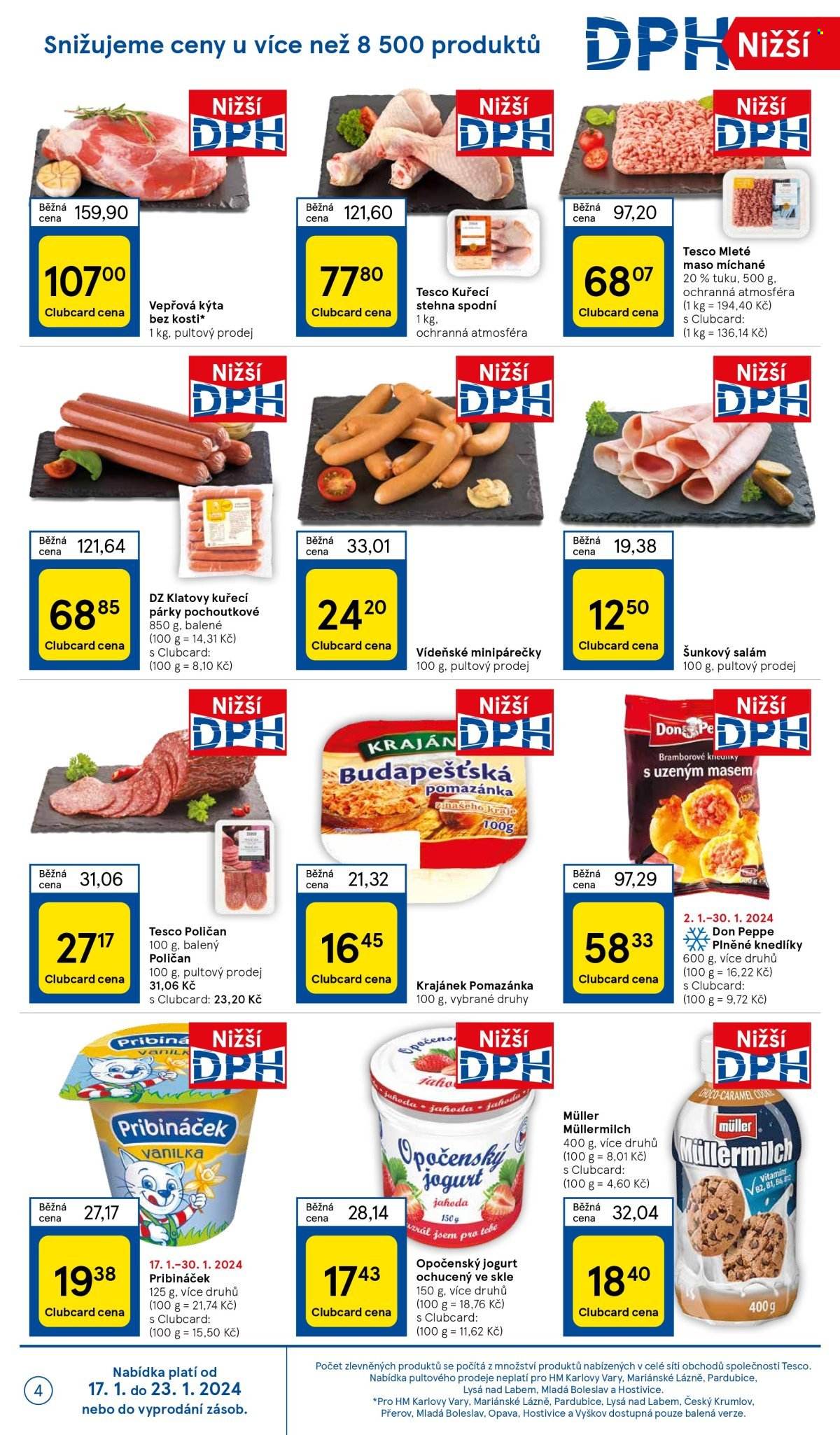 Leták TESCO - 17.1.2024 - 23.1.2024. Strana 4