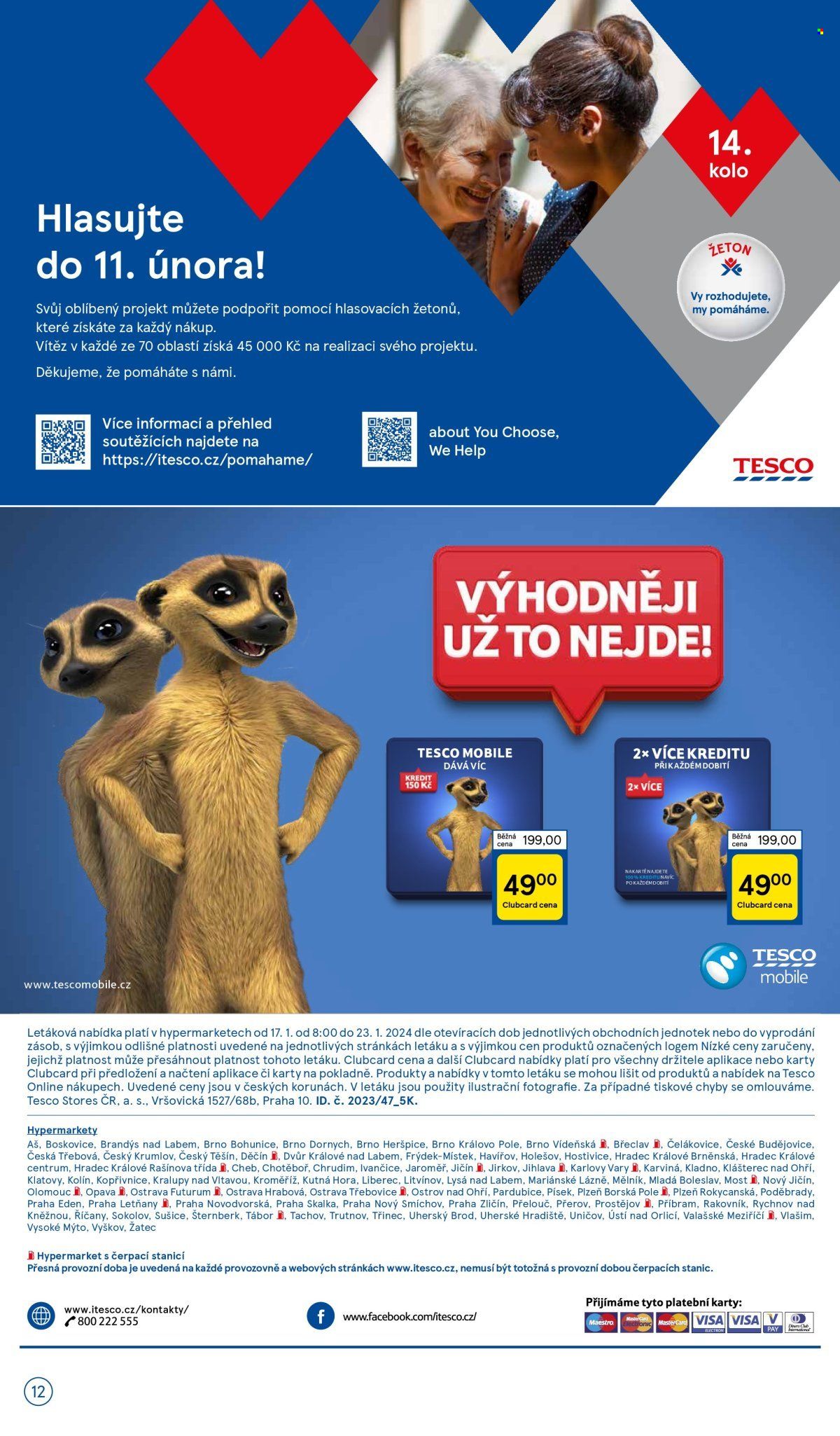 Leták TESCO - 17.1.2024 - 23.1.2024. Strana 12