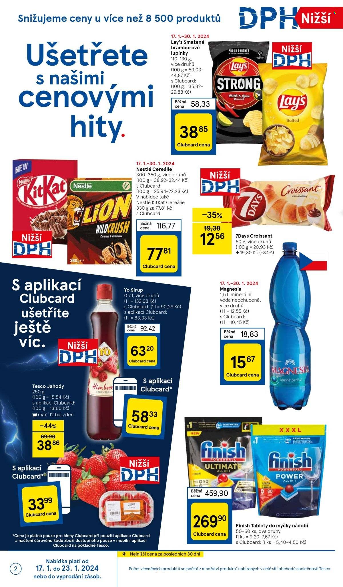 Leták TESCO supermarket - 17.1.2024 - 23.1.2024. Strana 2