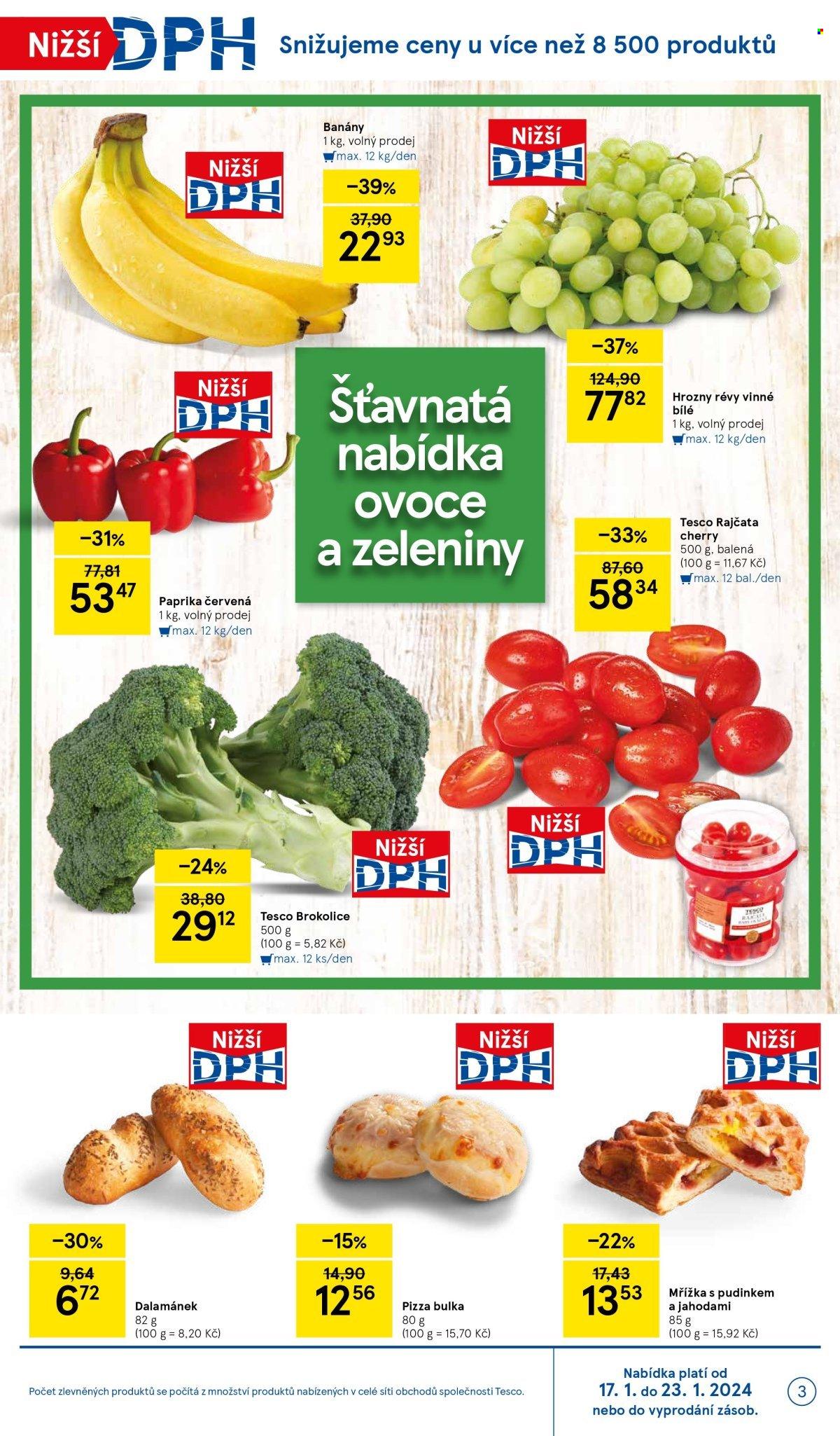 Leták TESCO supermarket - 17.1.2024 - 23.1.2024. Strana 3