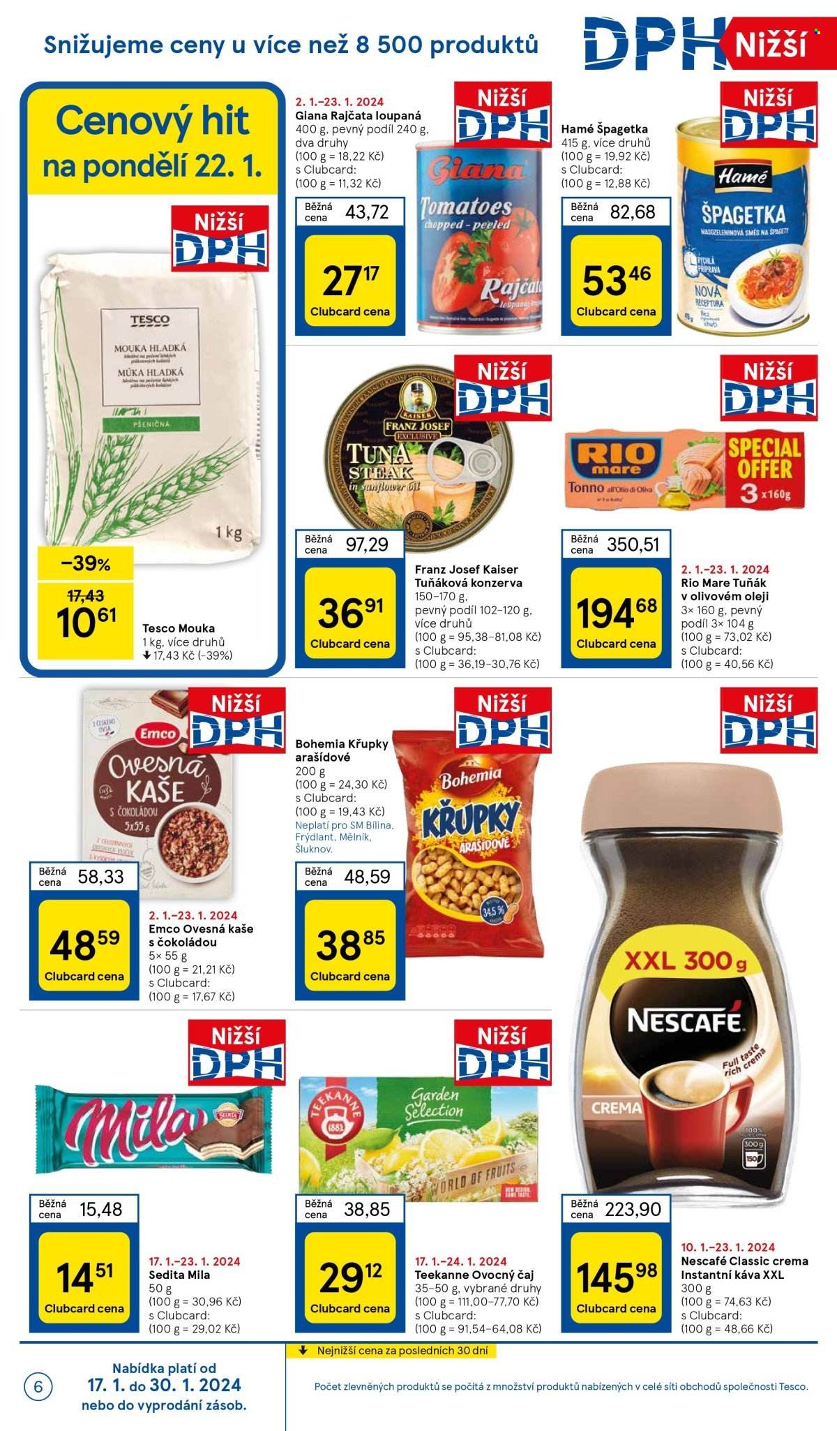 Leták TESCO supermarket - 17.1.2024 - 23.1.2024. Strana 6