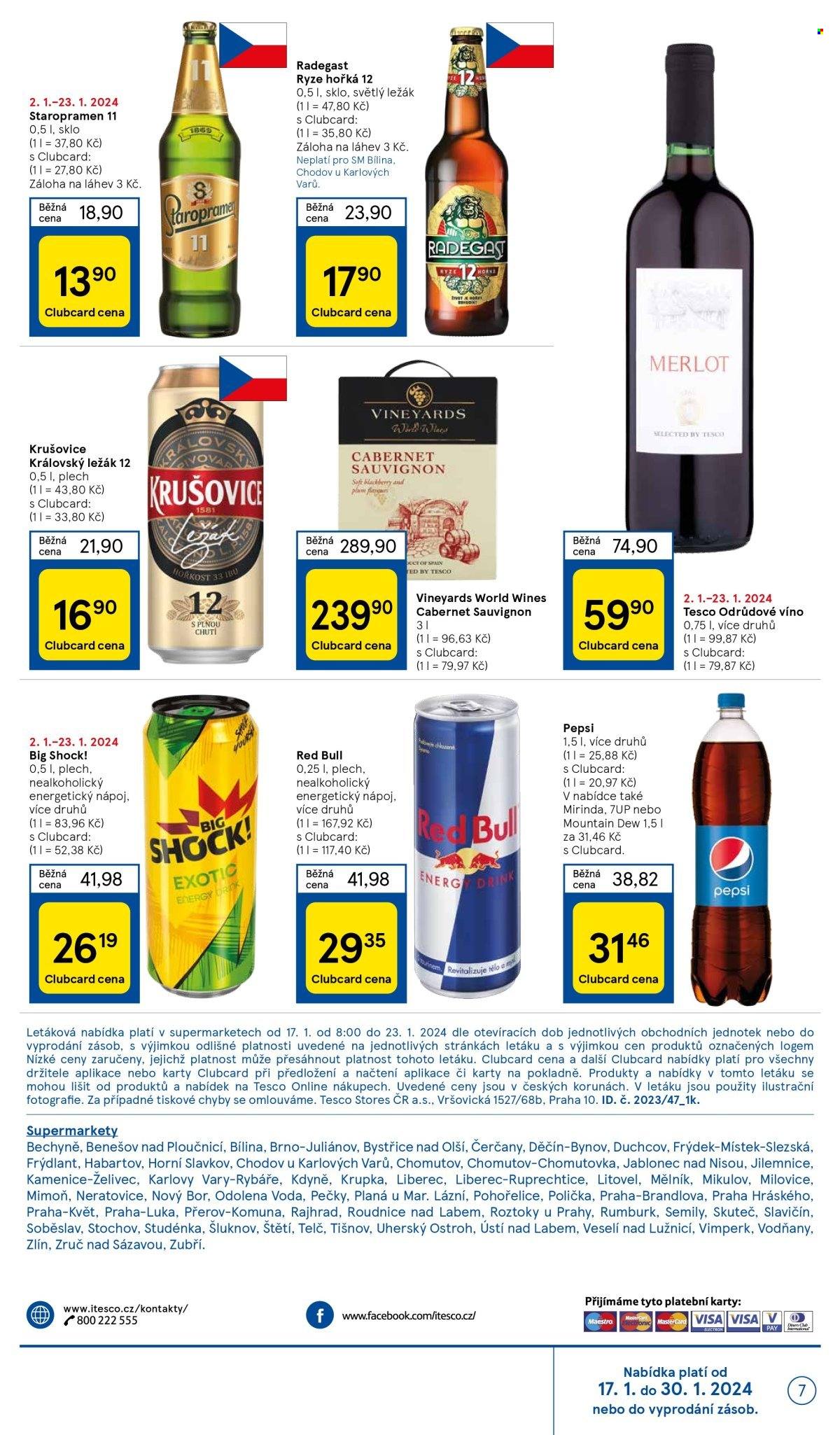 Leták TESCO supermarket - 17.1.2024 - 23.1.2024. Strana 7