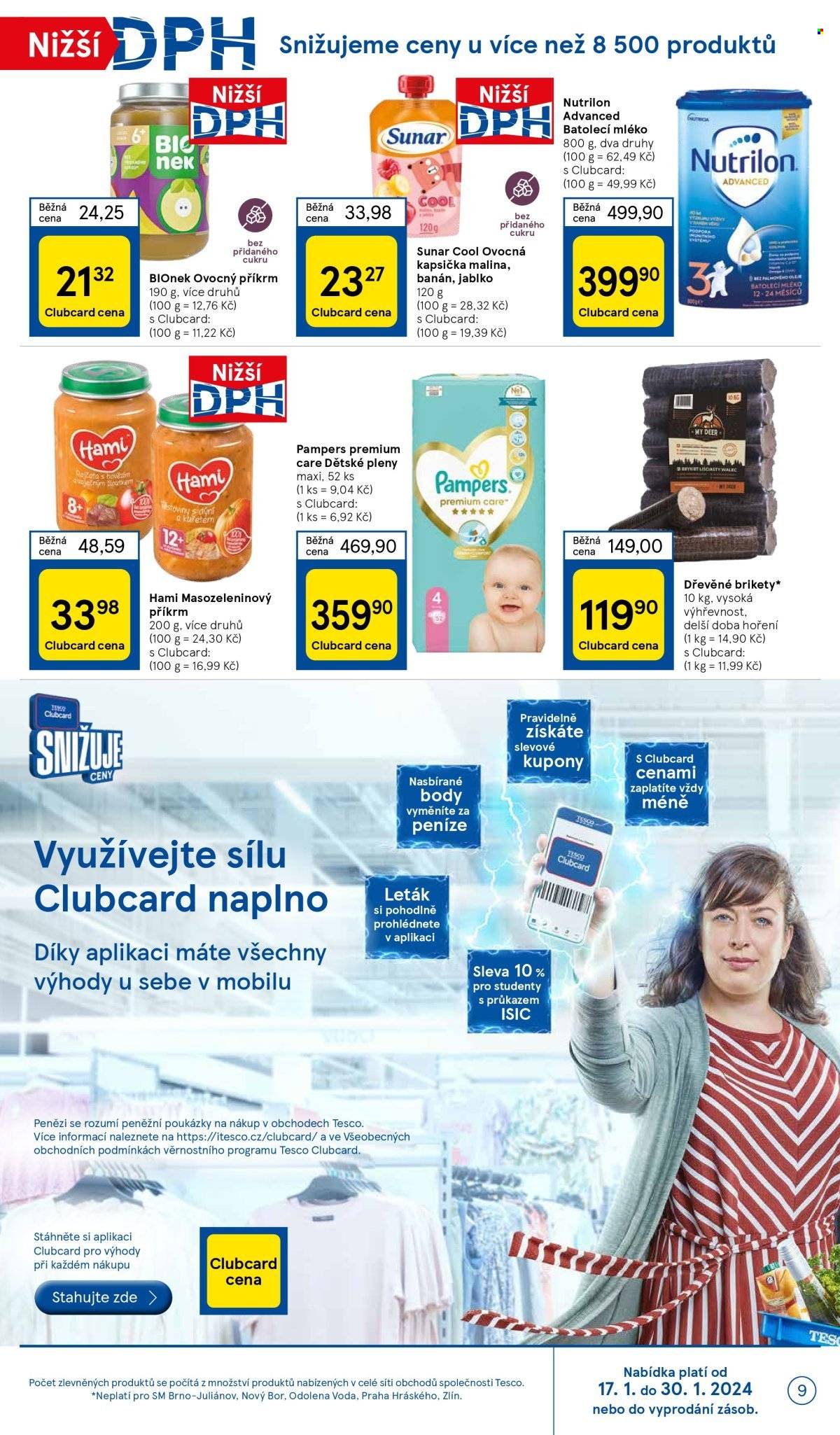 Leták TESCO supermarket - 17.1.2024 - 23.1.2024. Strana 9