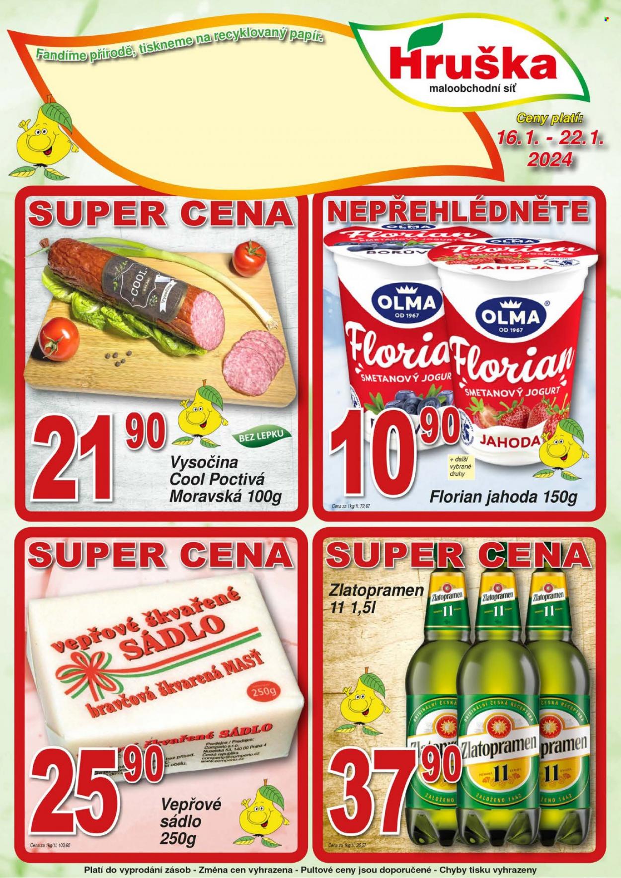 Leták Hruška - 16.1.2024 - 22.1.2024. Strana 1