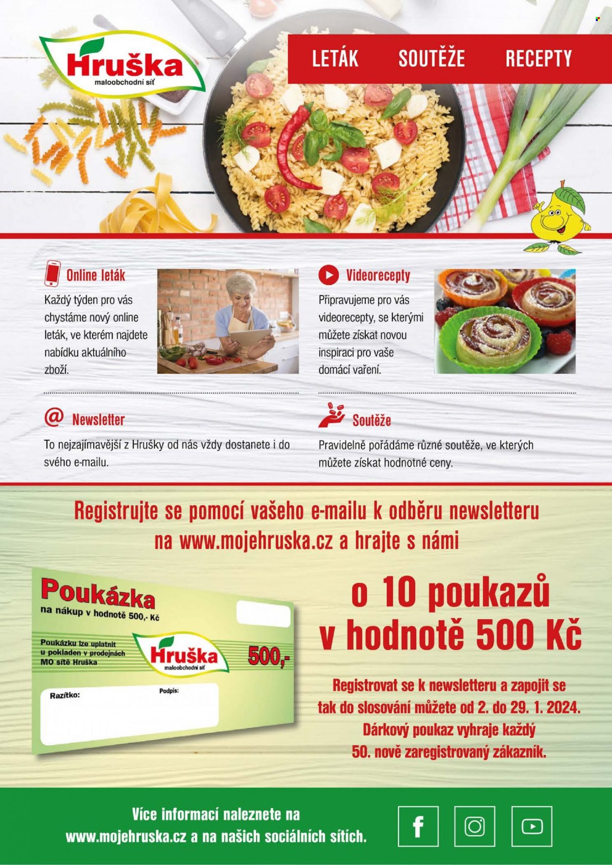 Leták Hruška - 16.1.2024 - 22.1.2024. Strana 8