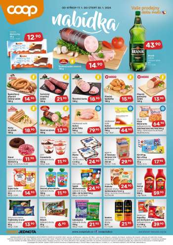 Leták coop JEDNOTA - 17.1.2024 - 30.1.2024.