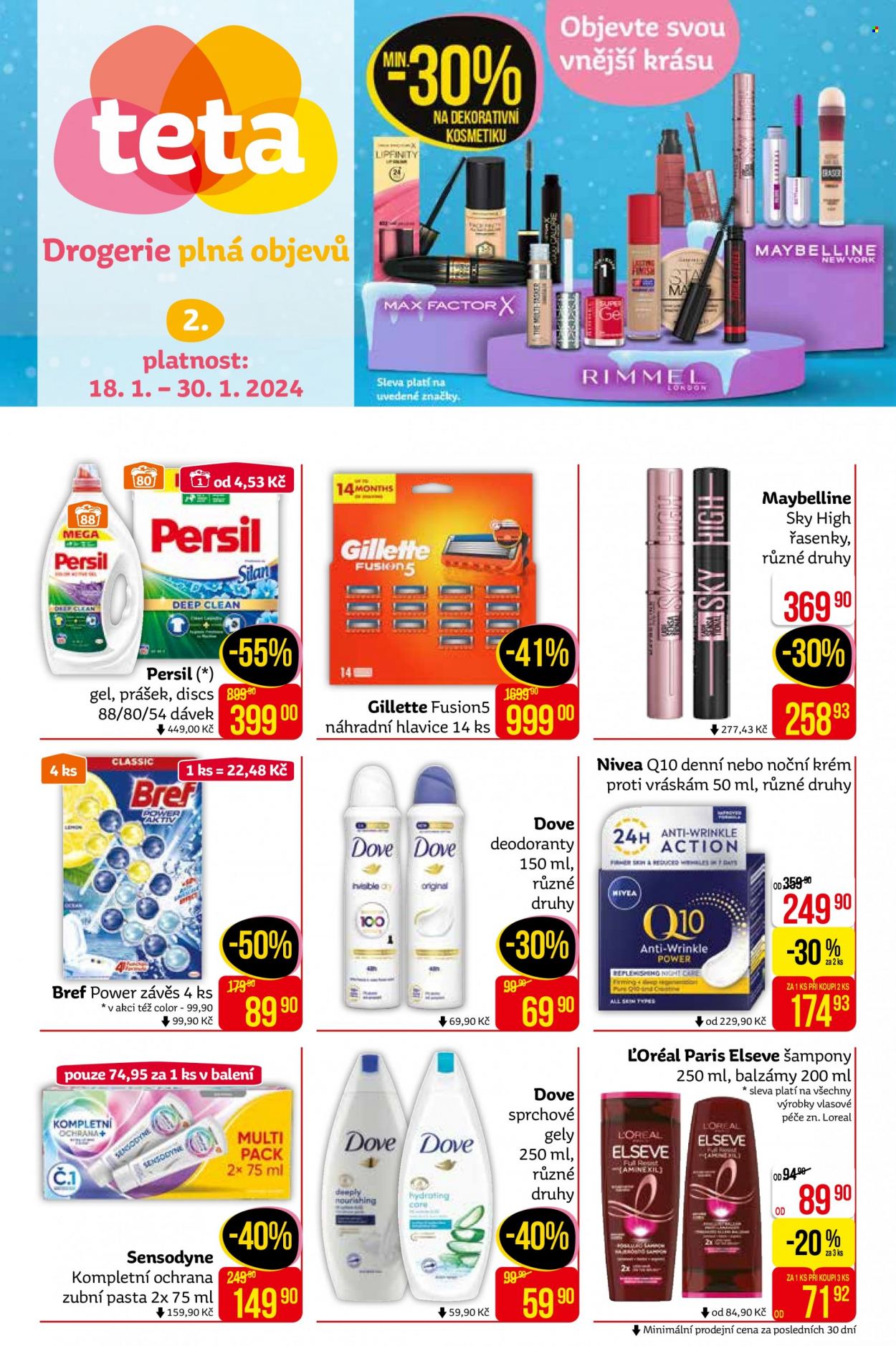 Leták Teta drogerie - 18.1.2024 - 30.1.2024. Strana 1