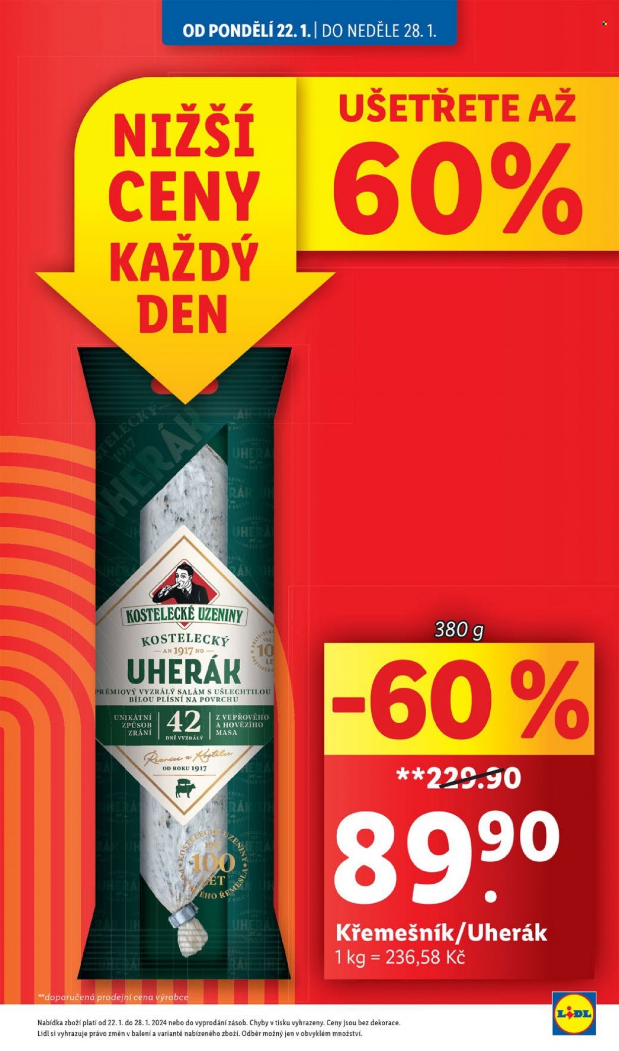 Leták Lidl - 22.1.2024 - 28.1.2024. Strana 5