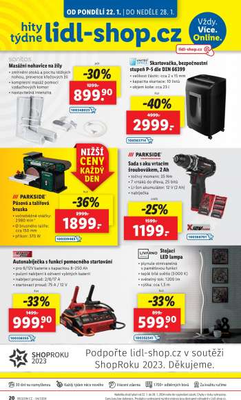 Leták Lidl - 22.1.2024 - 28.1.2024.