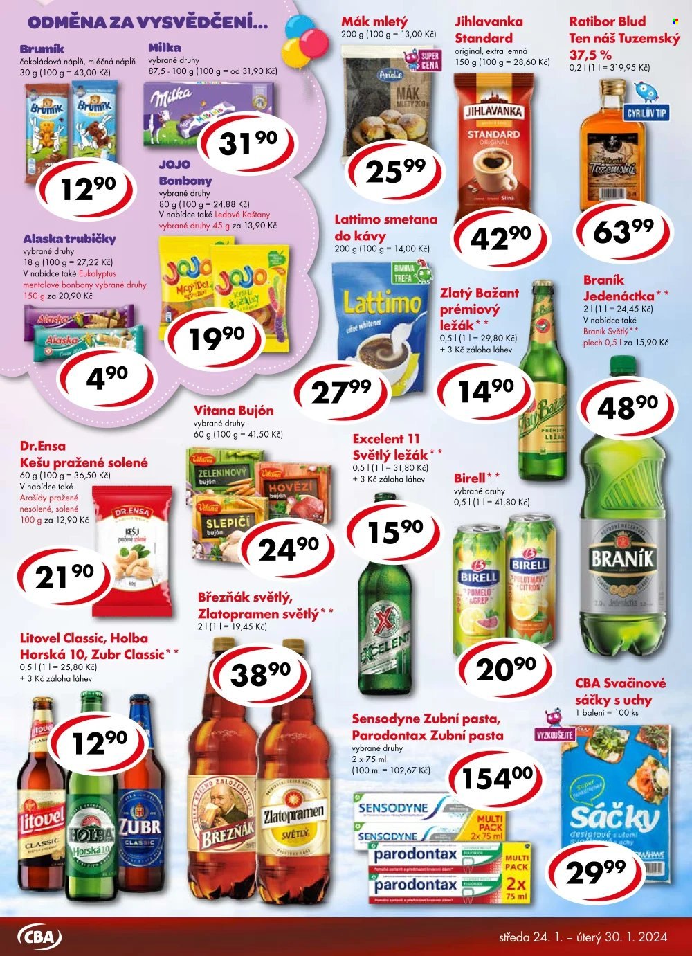 Leták CBA Premium - 24.1.2024 - 30.1.2024. Strana 4